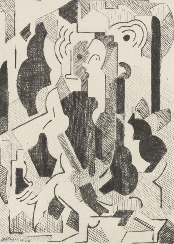 Albert Gleizes, Composition, Du cubisme, Limited Edition Etching