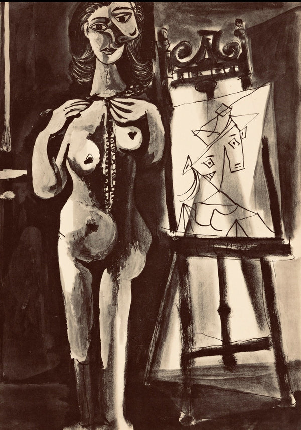 Pablo Picasso, Composition, Carnet de dessins de Picasso, Cahiers d’Art, Limited Edition Lithograph