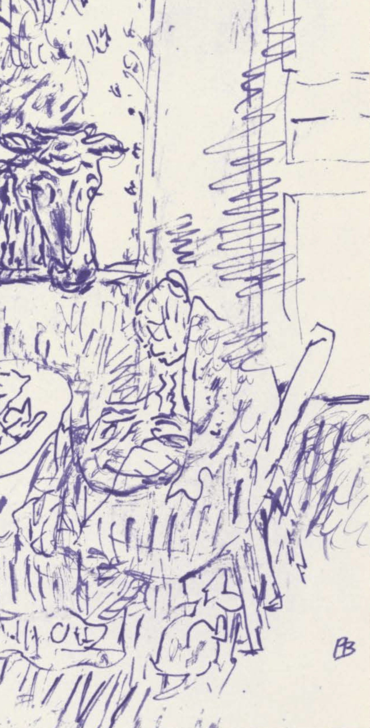 Pierre Bonnard, Composition (Terrasse 54), Pierre Bonnard Correspondences, Limited Edition Lithograph