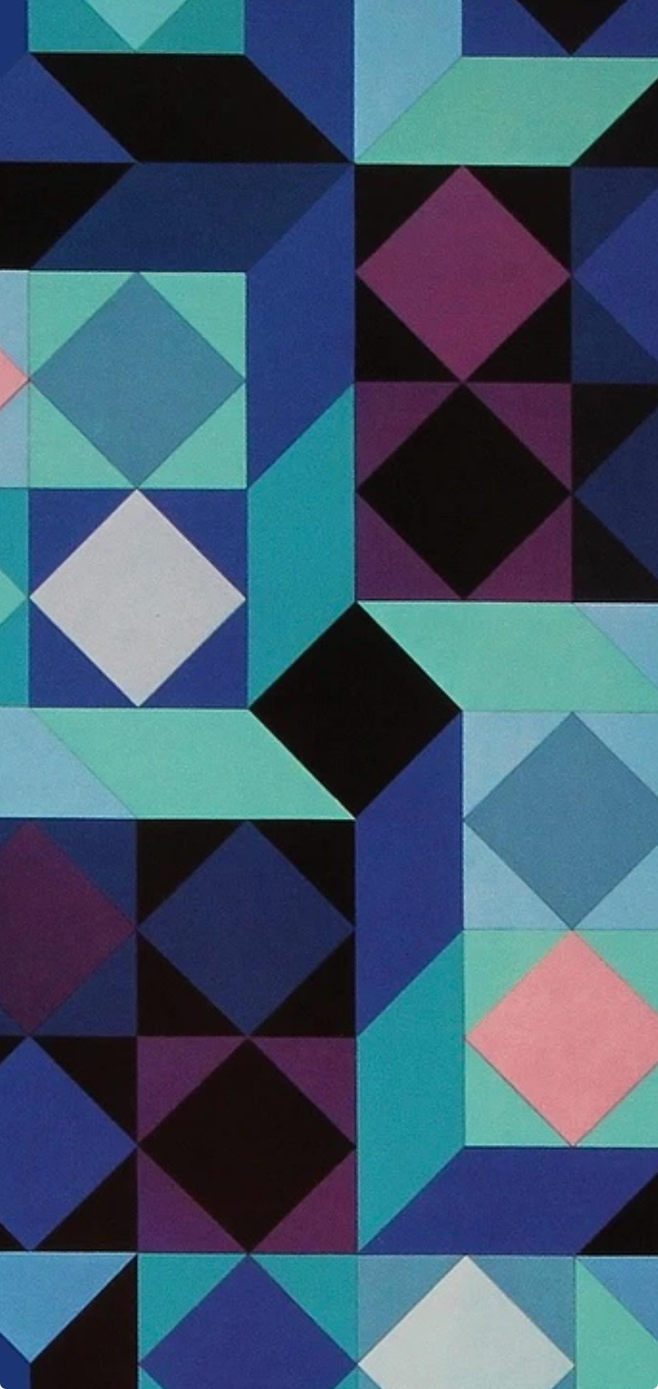 Victor Vasarely, Composition, Hommage à Hexagone, Limited Edition Héliogravure