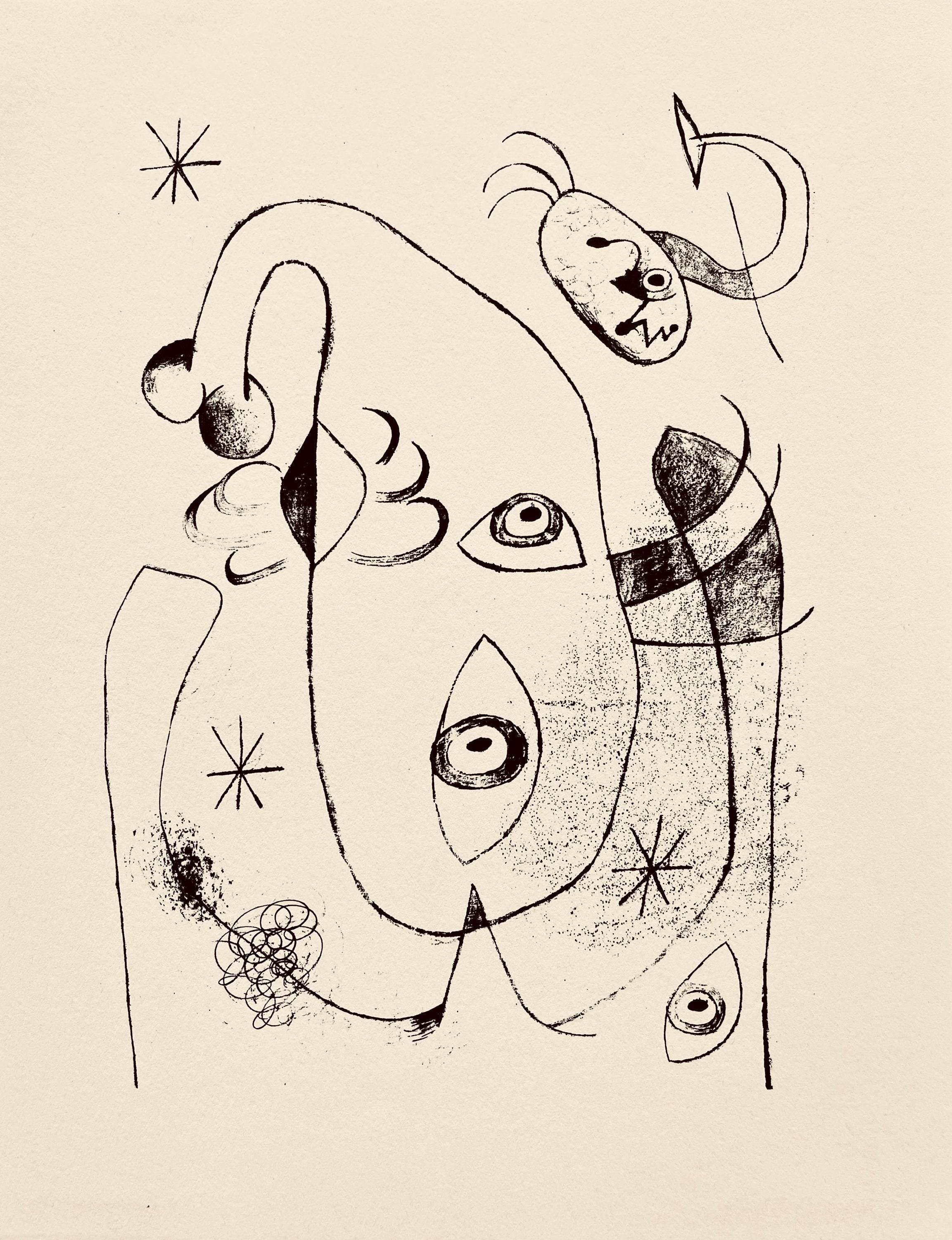 Joan Miró, Composition, The Prints of Joan Miro, Limited Edition Etching