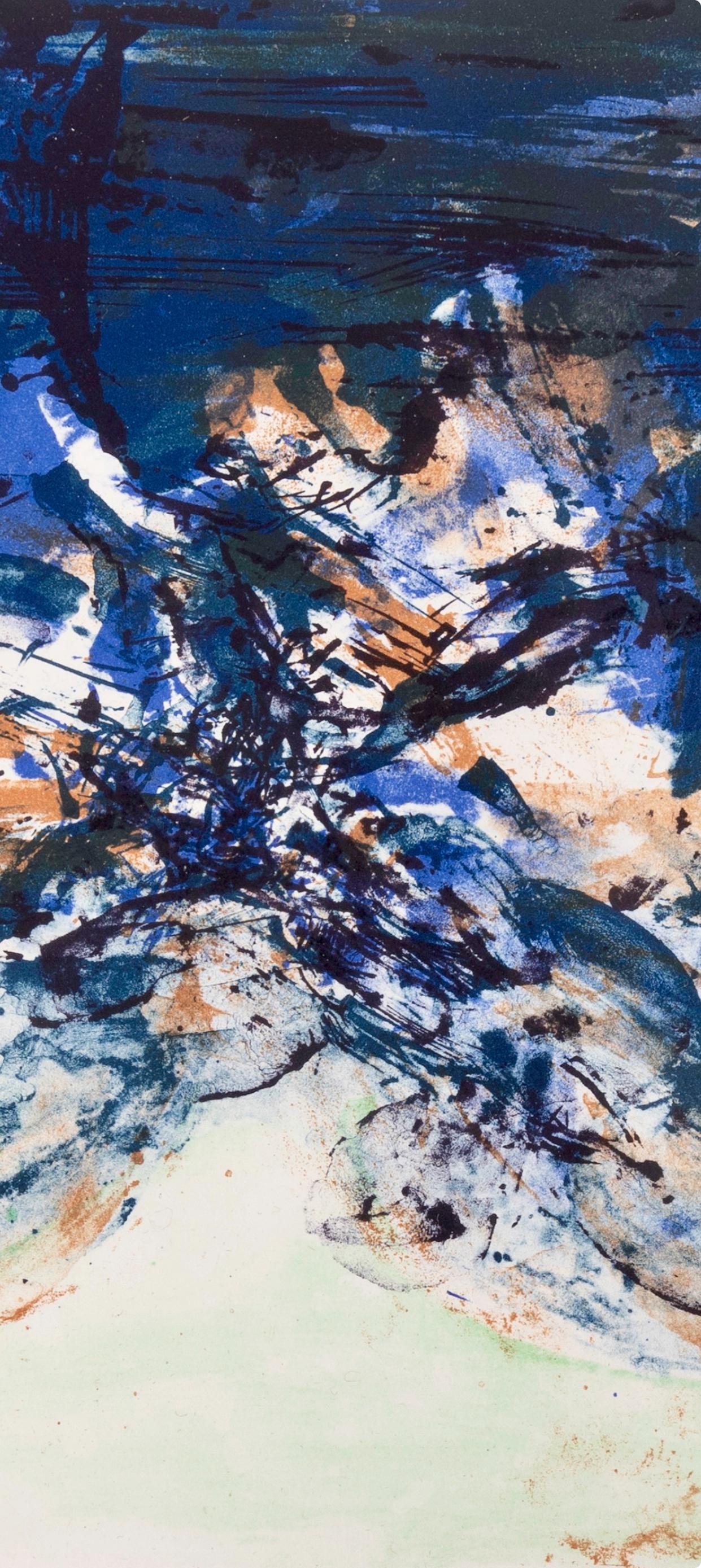 Zao Wou-Ki 赵无极, San Lazzaro et ses Amis, XXe Siècle, Limited Edition Lithograph