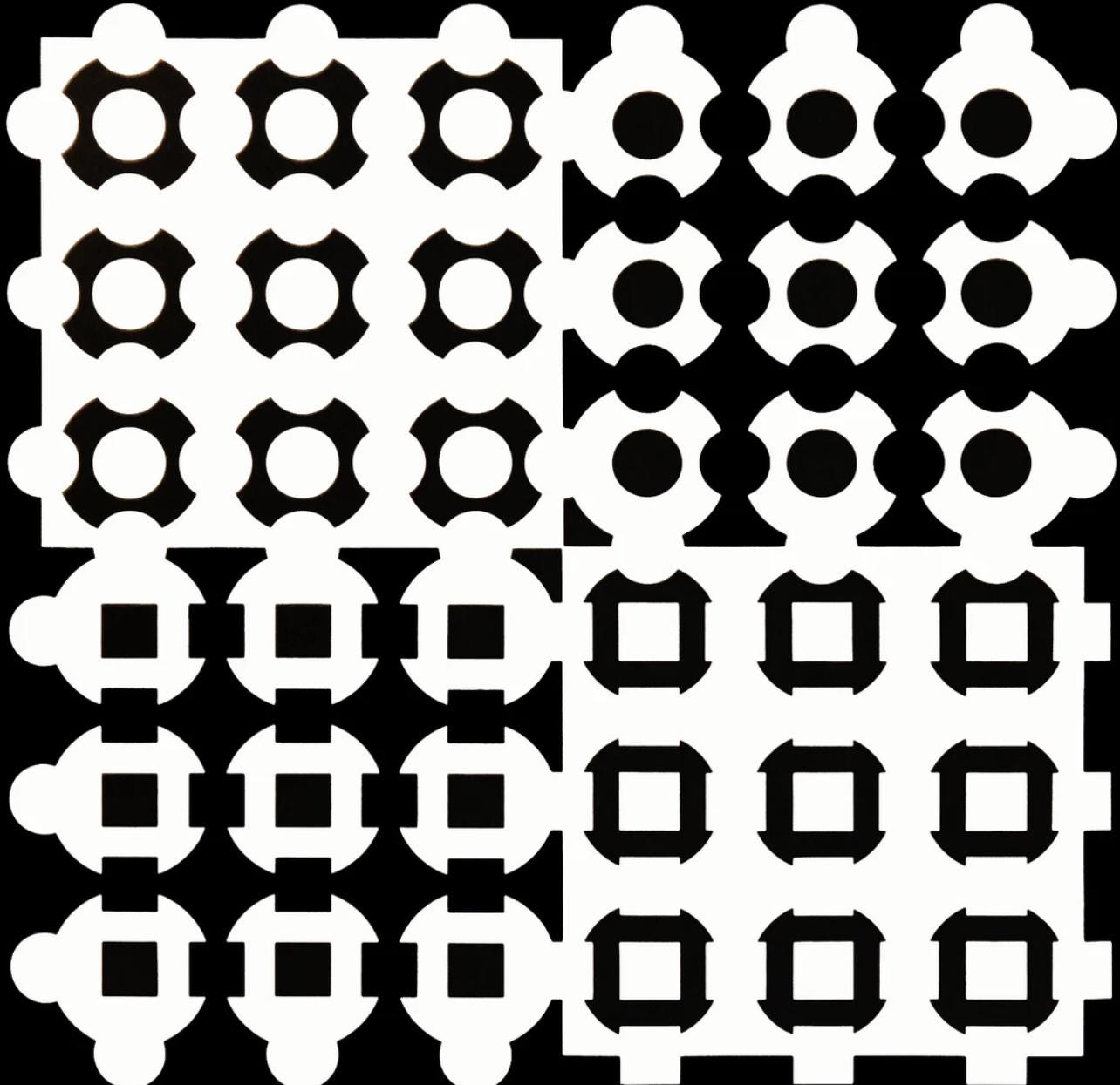 Victor Vasarely, Composition, Corpusculaires, Limited Edition Héliogravure