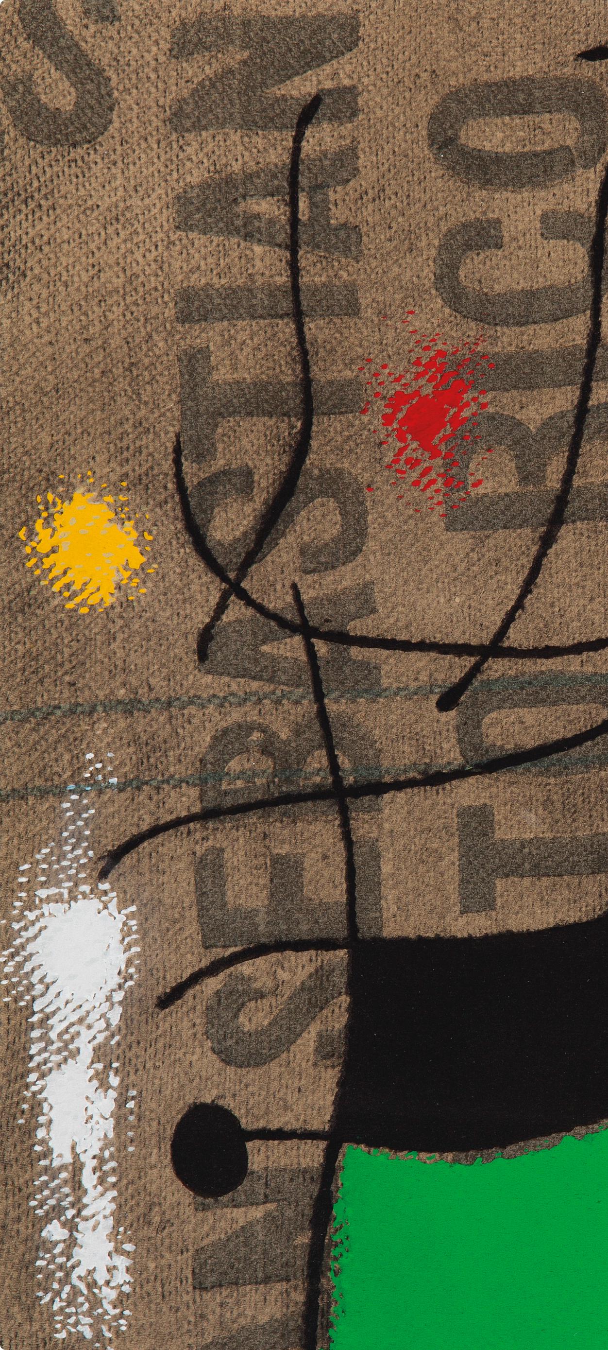 Joan Miró, Composition (Cramer 69; Dupin 292; Mourlot 286-294), Miró 1959-1960, Limited Edition Lithograph