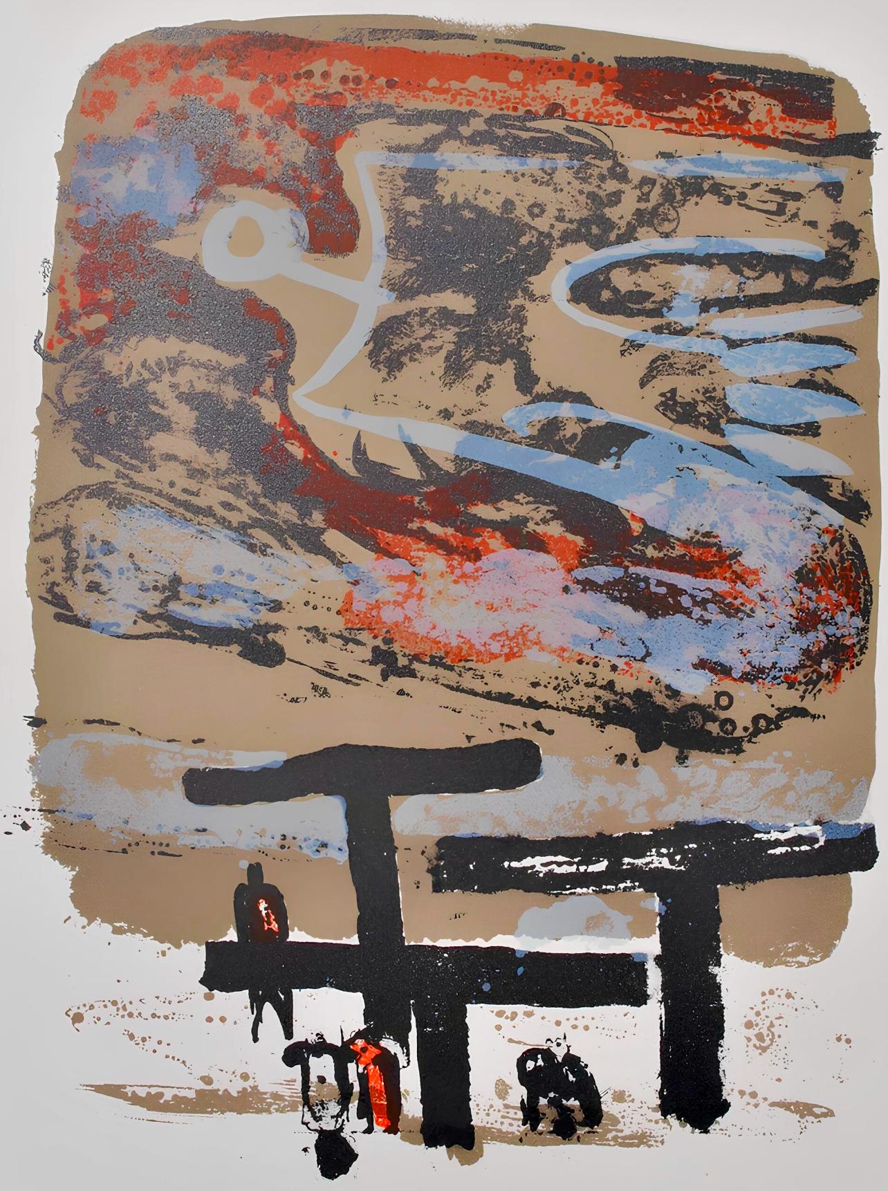 Paul Guiramand, Composition, Œuvres complètes d'Albert Camus, Limited Edition Lithograph