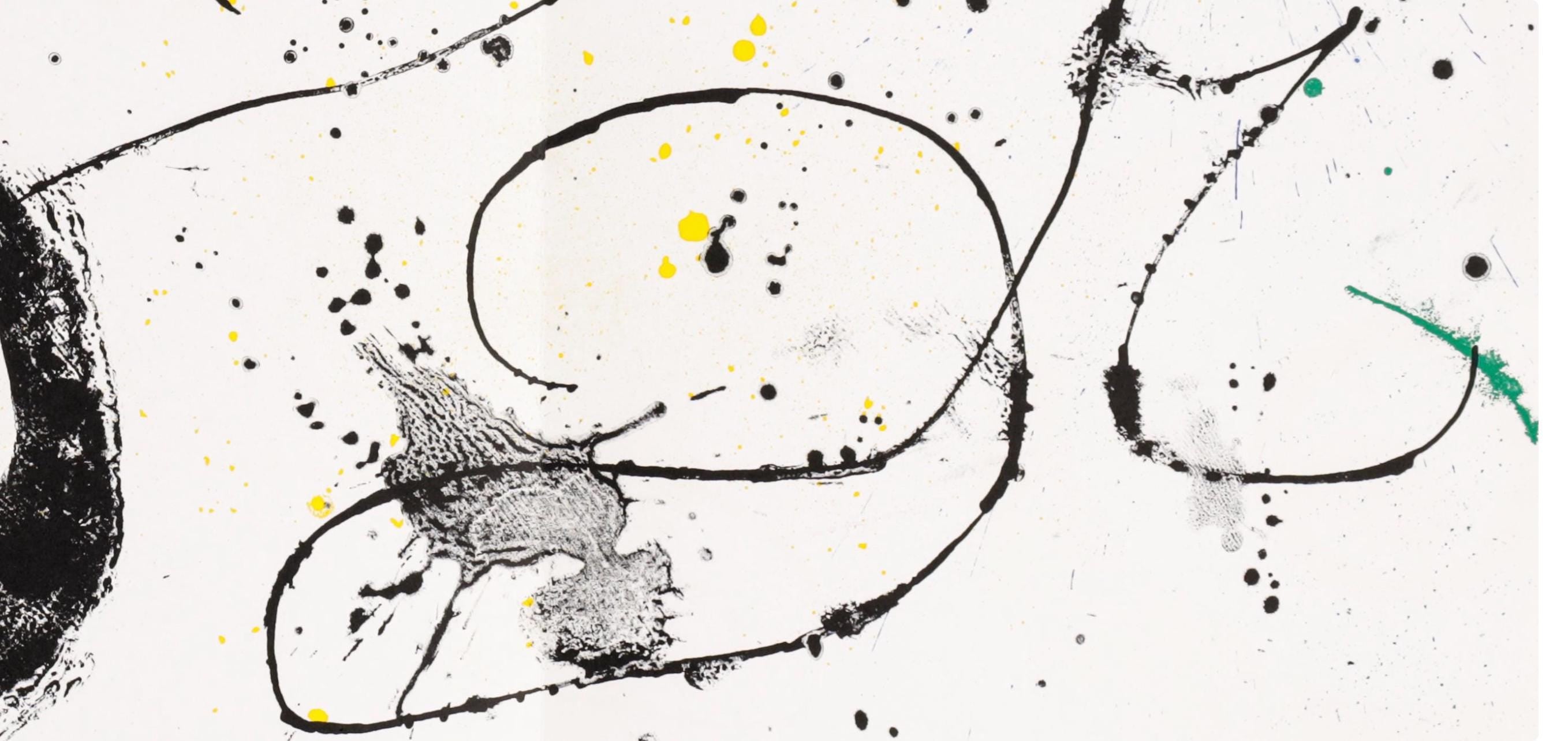 Joan Miró, Composition (Cramer 83; Mourlot 340-347), Derrière le miroir, Limited Edition Lithograph