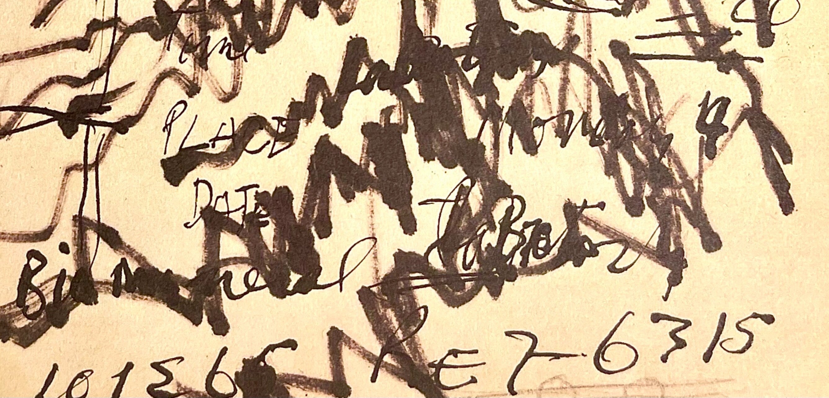 Jackson Pollock, Composition, Jackson Pollock, The Last Sketchbook, Limited Edition Lithograph