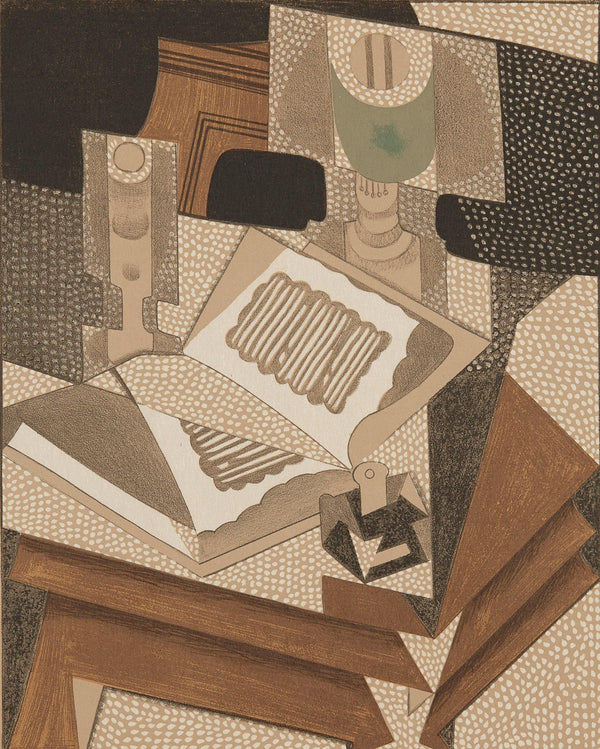 Juan Gris, Le Livre (Kahnweiler 1969), Au Soleil du Plafond, Limited Edition Lithograph
