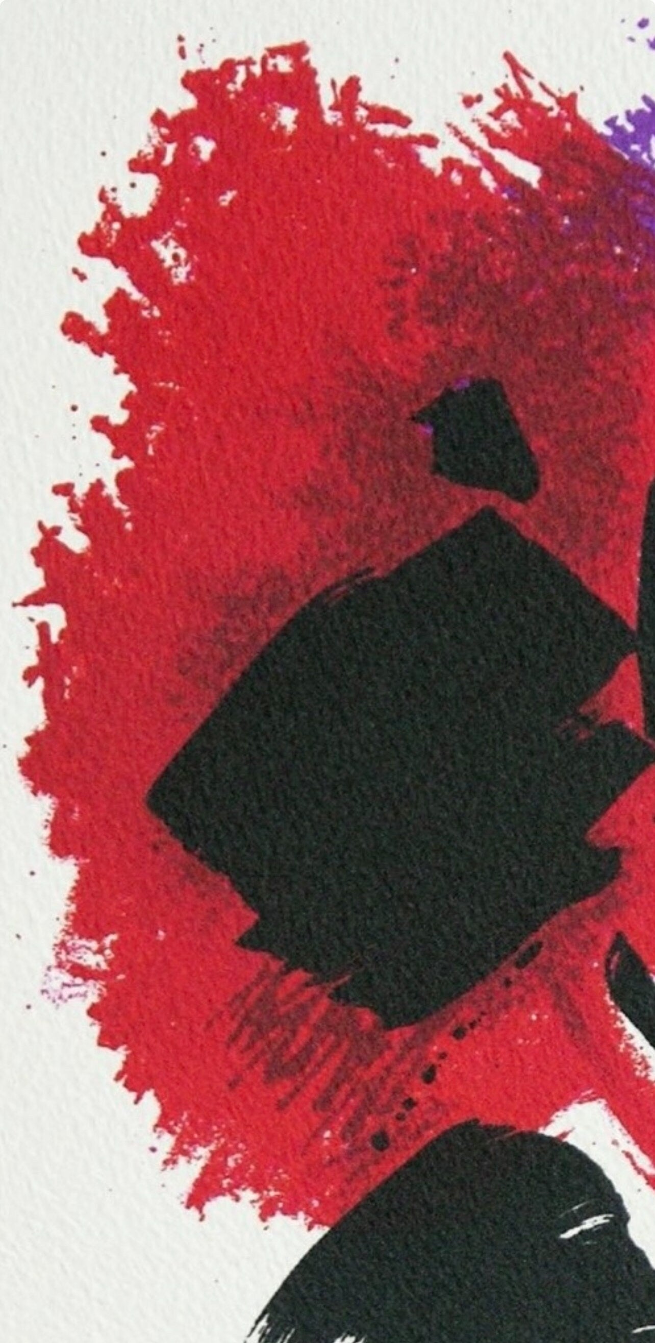 Alfred Manessier, La tache rouge, Souvenirs et portraits d'artistes, Limited Edition Lithograph
