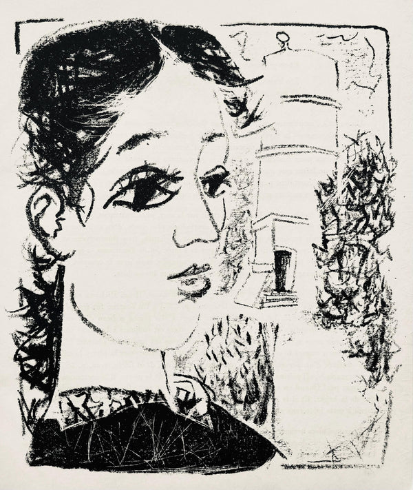 André Marchand, Composition, pierre ã feu provence noire, Limited Edition Lithograph