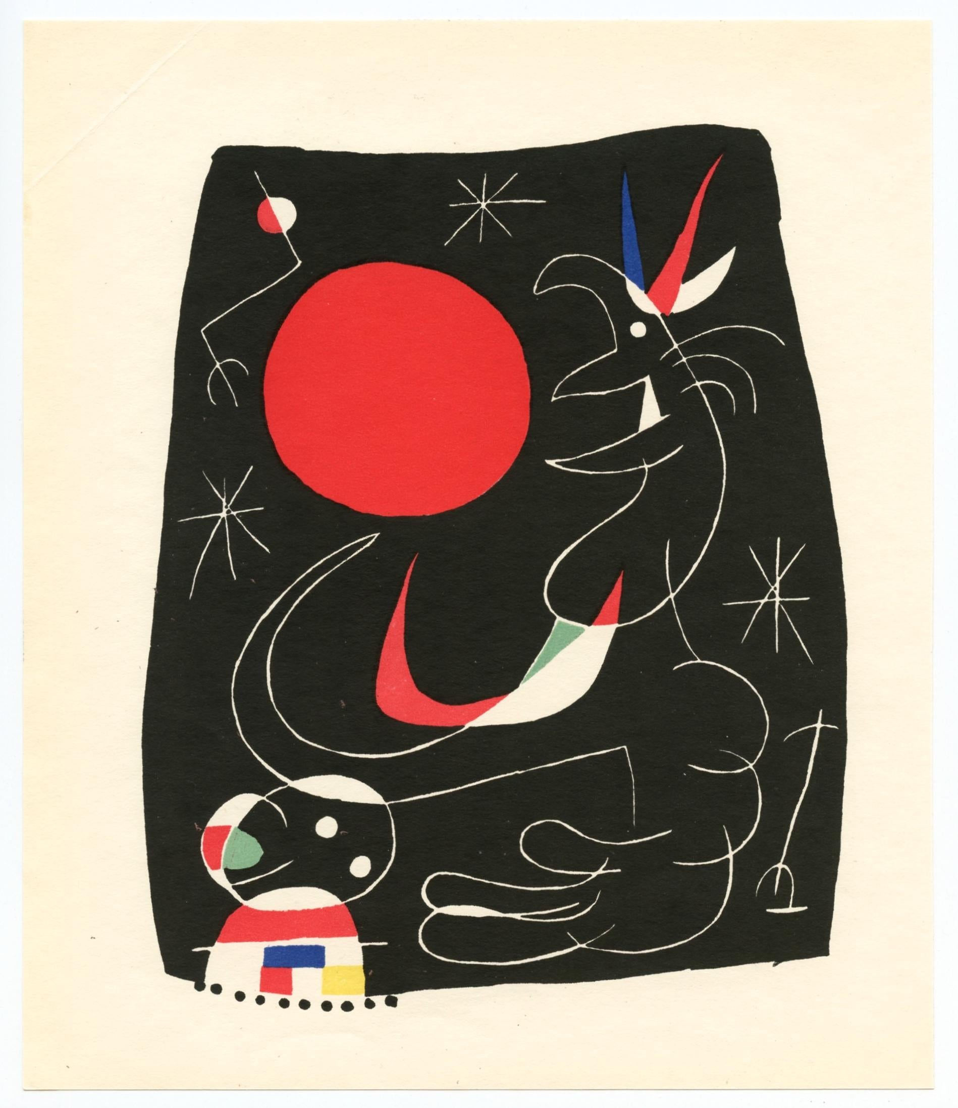 Joan Miró, Composition (Cramer 39), Joan Miró, Limited Edition Lithograph
