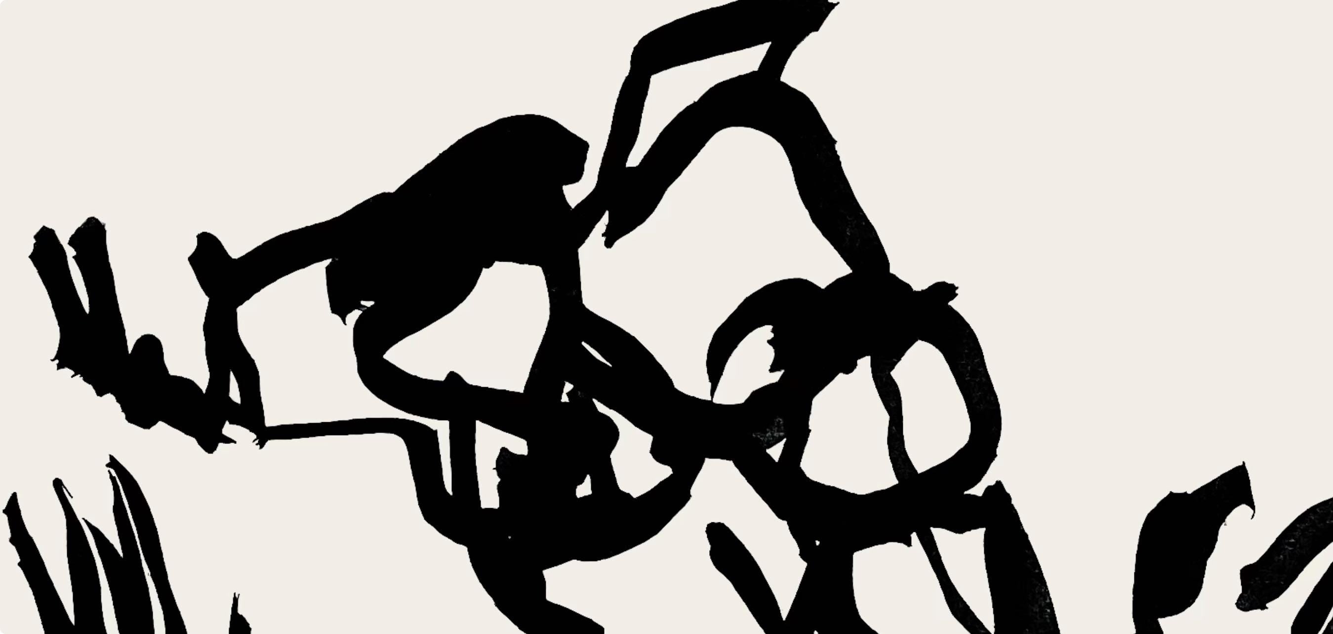 Eduardo Chillida, Composition, Derrière le miroir, Limited Edition Lithograph