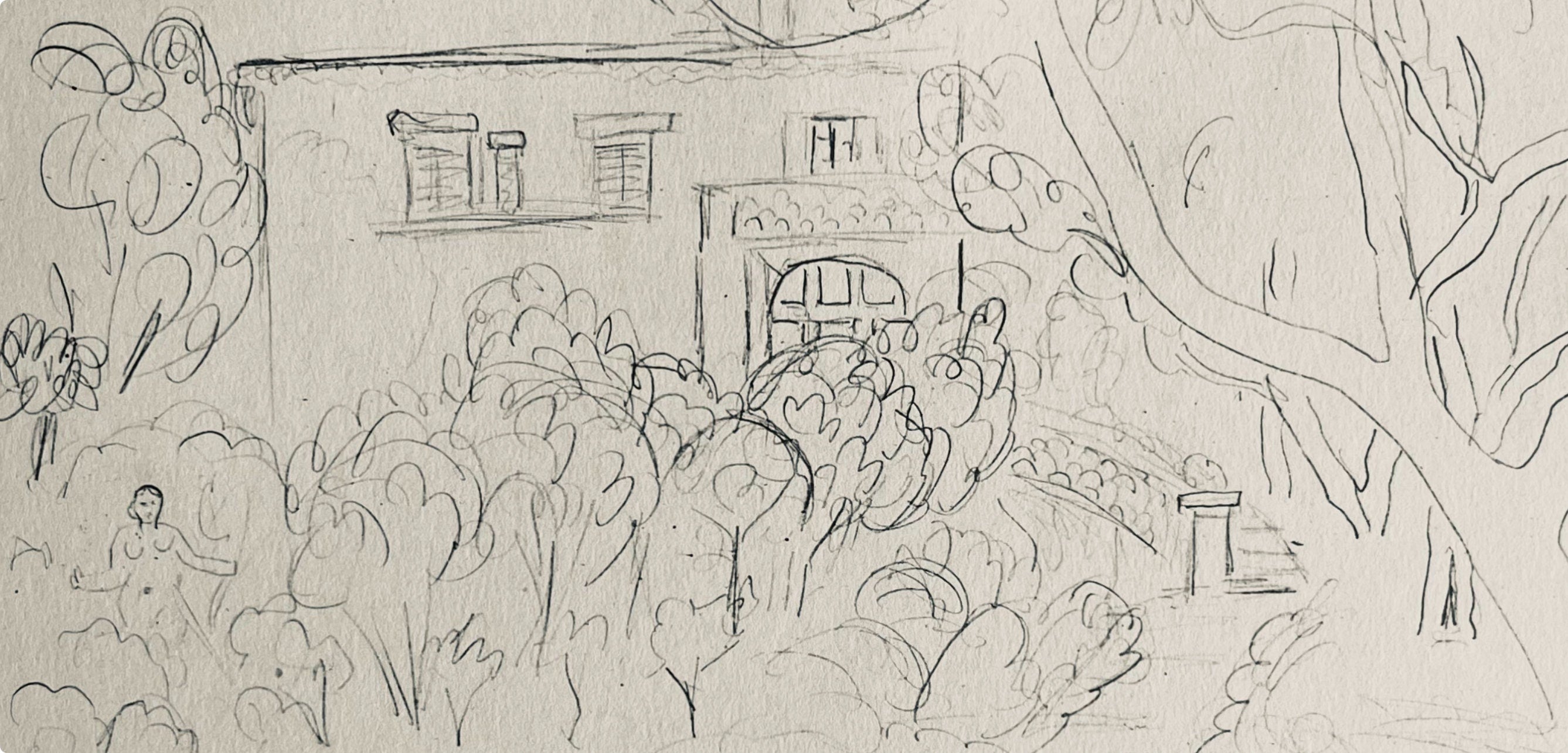 Henri Matisse, Composition (Dutel 3), Dessins de Henri-Matisse, Limited Edition Lithograph