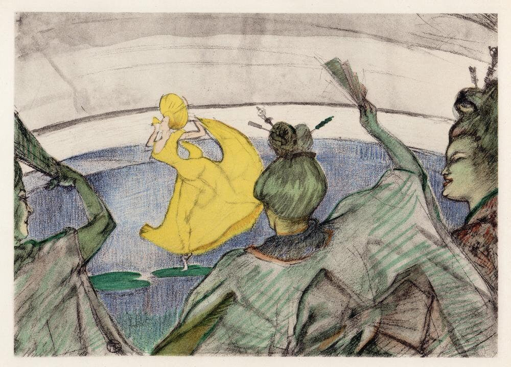 Henri de Toulouse-Lautrec, Ballets, fantaisie, The Circus by Toulouse-Lautrec, Limited Edition Lithograph