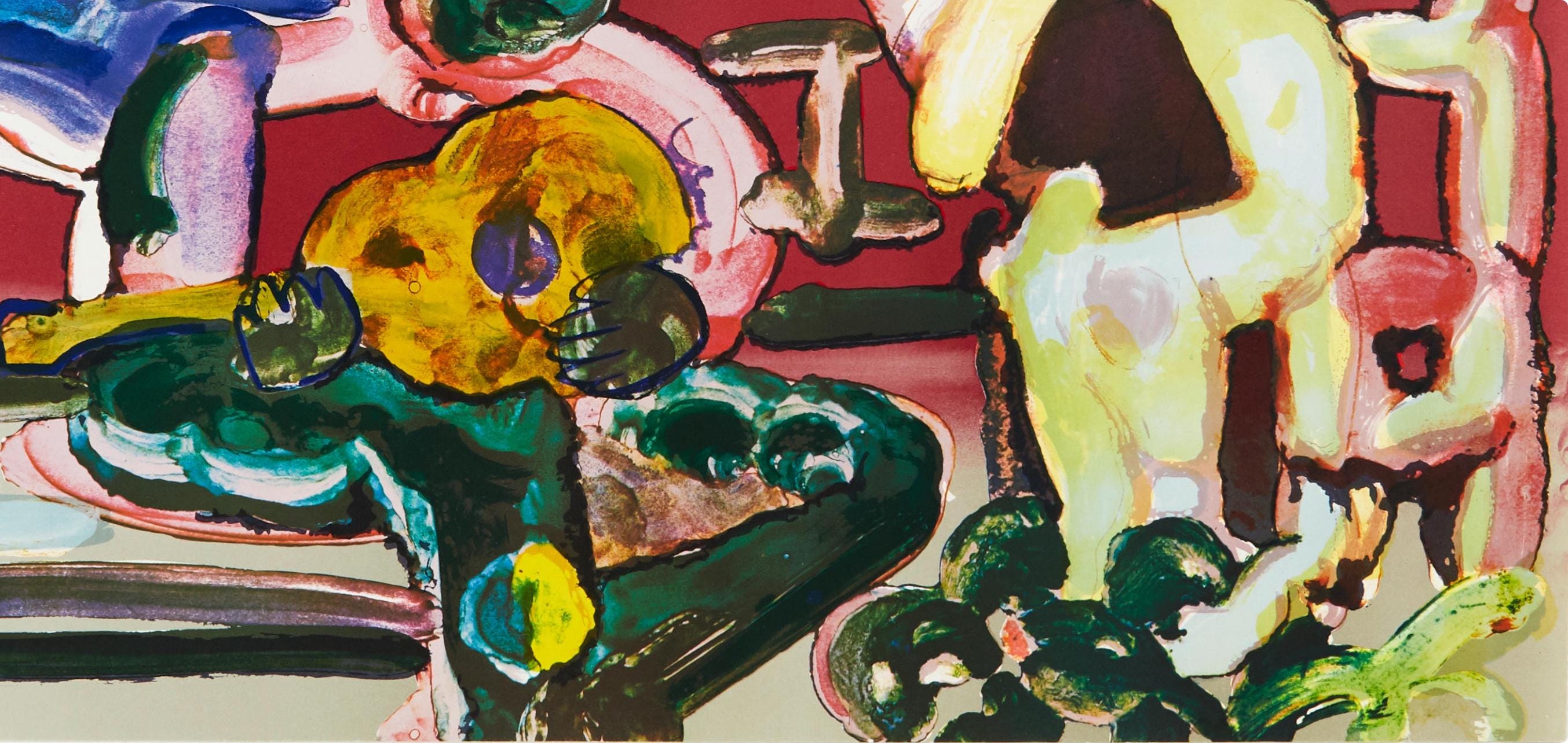 Romare Bearden, Louisiana Serenade (Gelburd/Rosenberg 70-77), Jazz Series, Limited Edition Lithograph