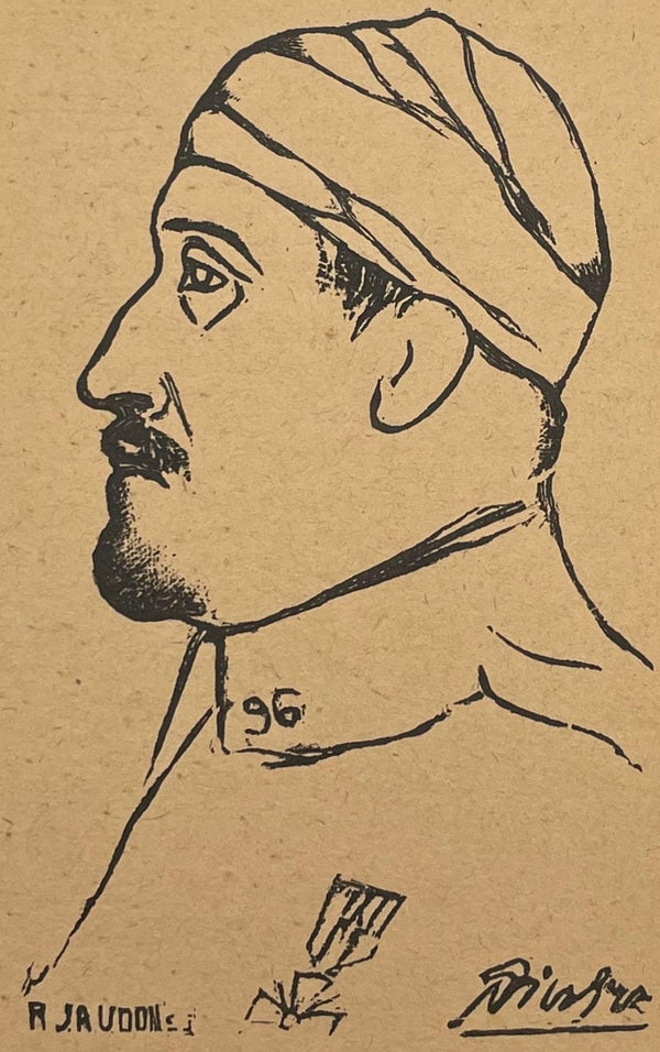 Pablo Picasso, Composition (Horodisch C2), Calligrammes, Limited Edition Woodcut