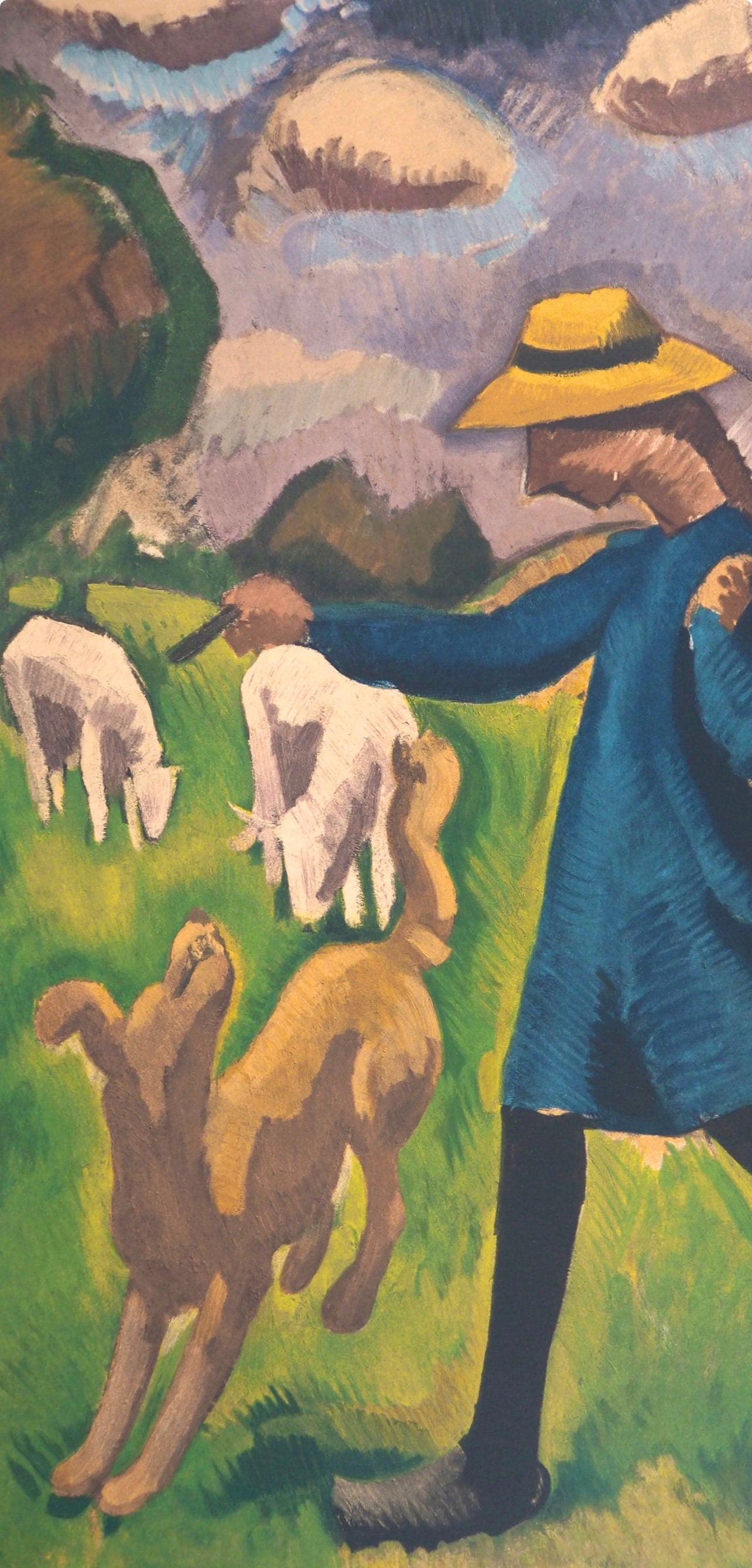 Roger de La Fresnaye, Gardeuse de moutons, Roger de La Fresnaye, Collection Pierre Lévy, Limited Edition Lithograph