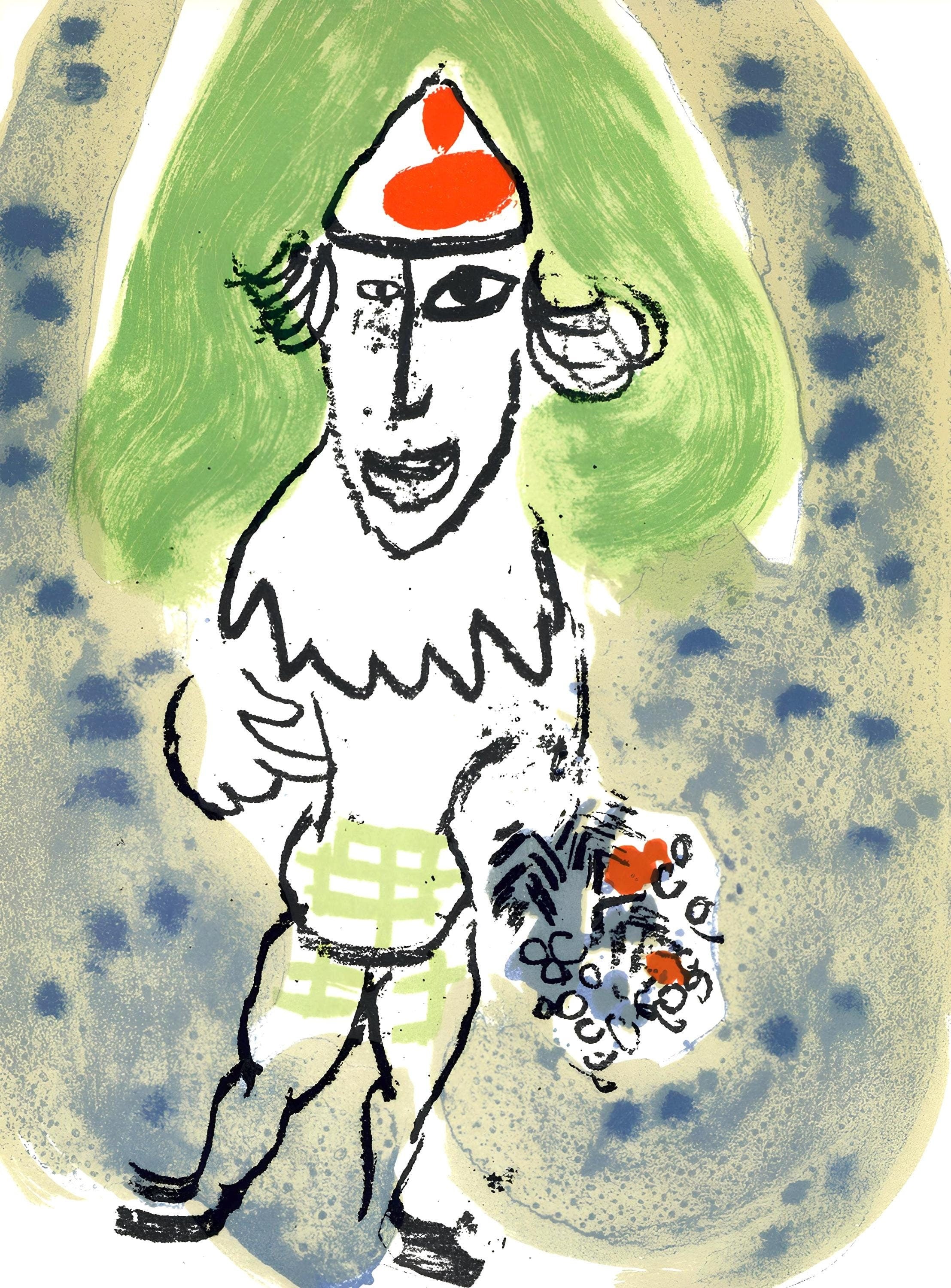 Marc Chagall, Composition (Mourlot 468), Derrière le miroir, Limited Edition Lithograph