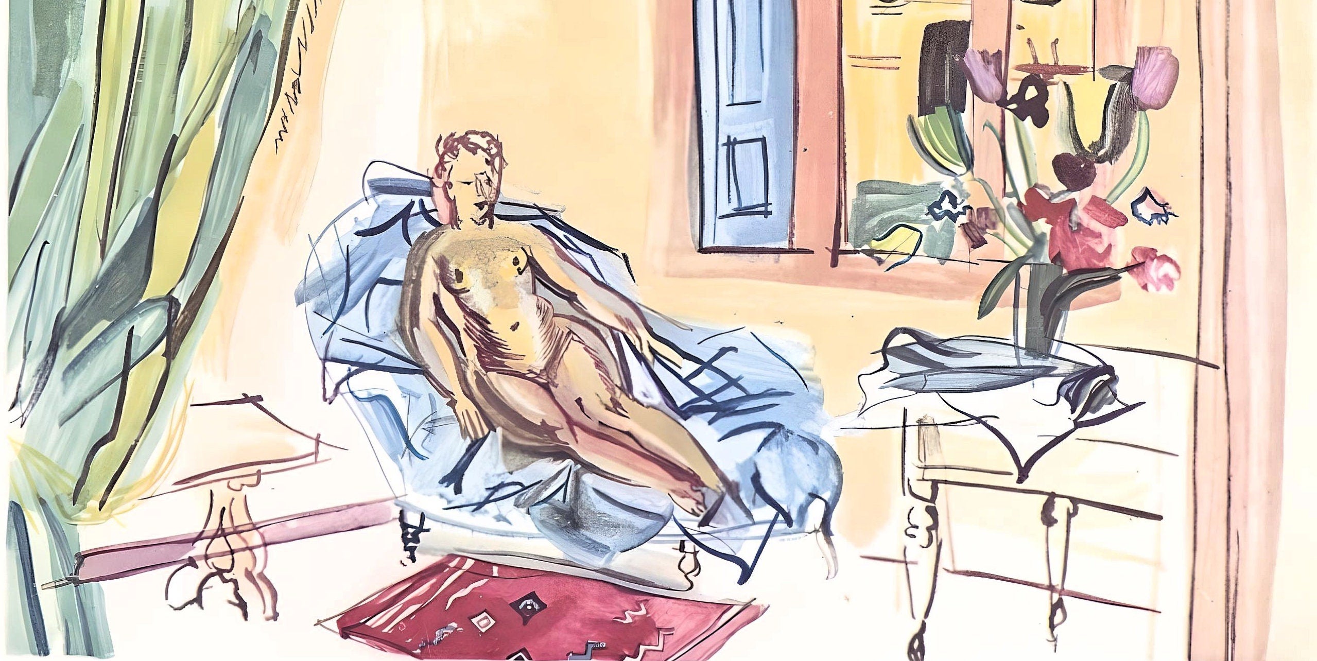 Raoul Dufy, L'atelier de Perpignan, Vacances forcées