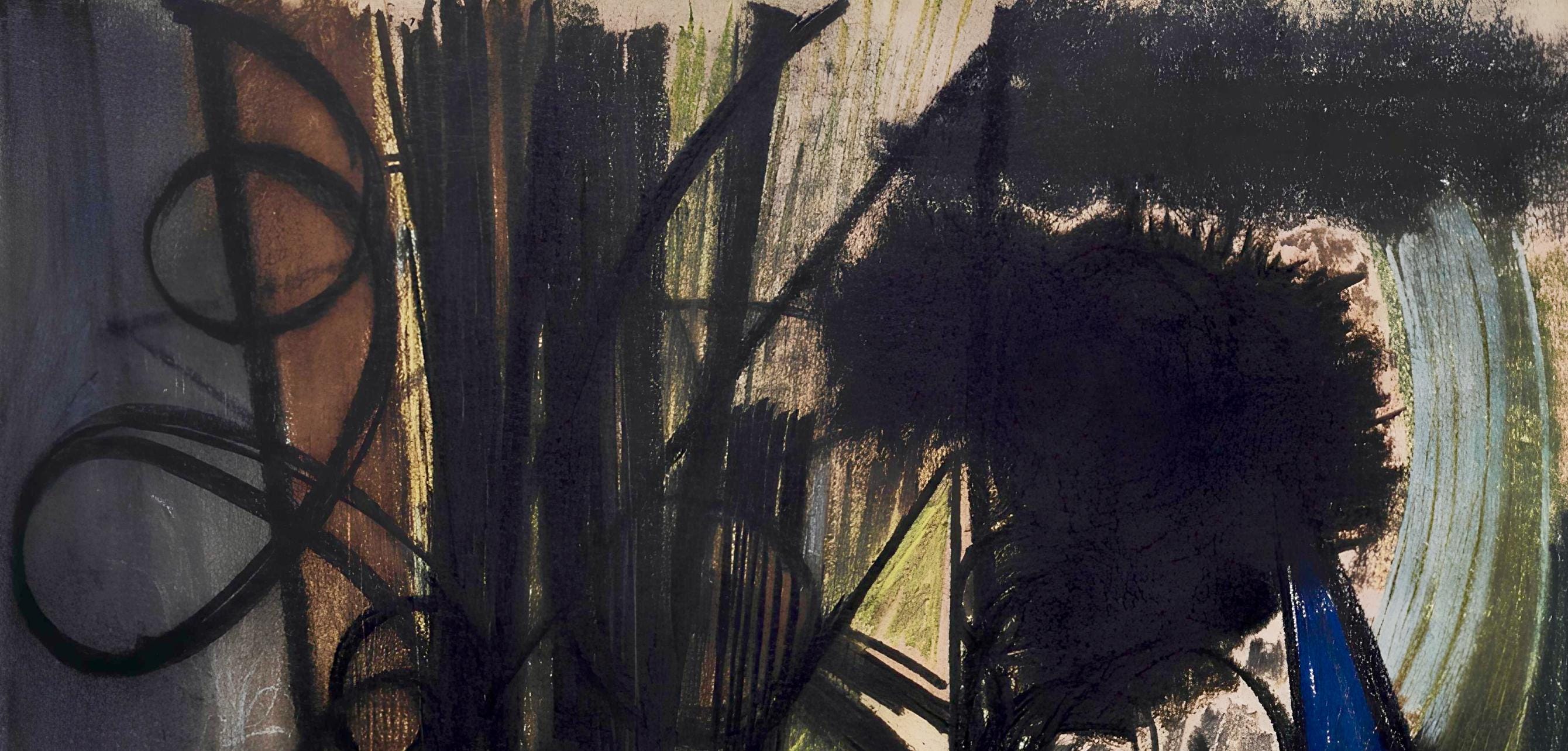 Hans Hartung, Composition, Hans Hartung, Peintres d'aujourd'hui, Limited Edition Lithograph