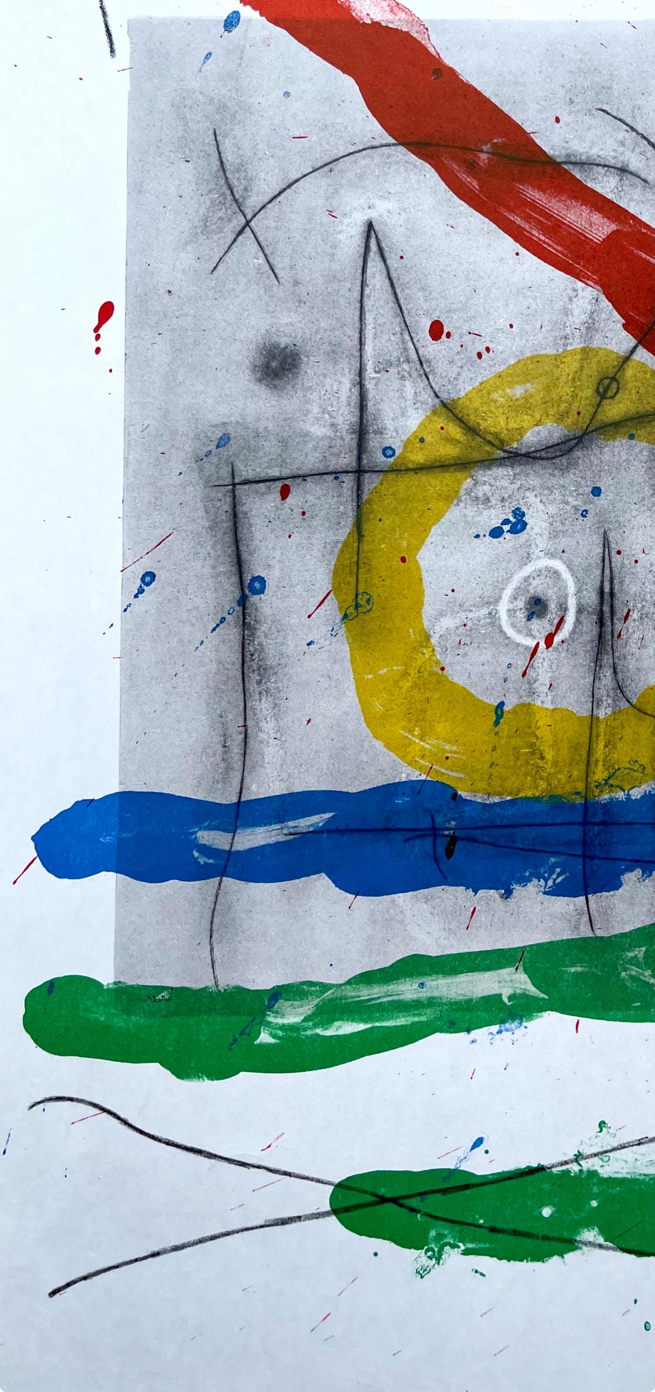Joan Miró, Composition (Cramer 102; Mourlot 428-449), Derrière le miroir, Limited Edition Lithograph