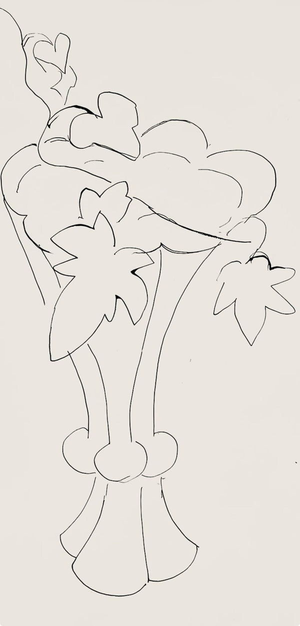 Henri Matisse, Série H, var. 3 (Duthuit 9), Henri Matisse, Dessins, Thèmes et variations, Limited Edition Lithograph