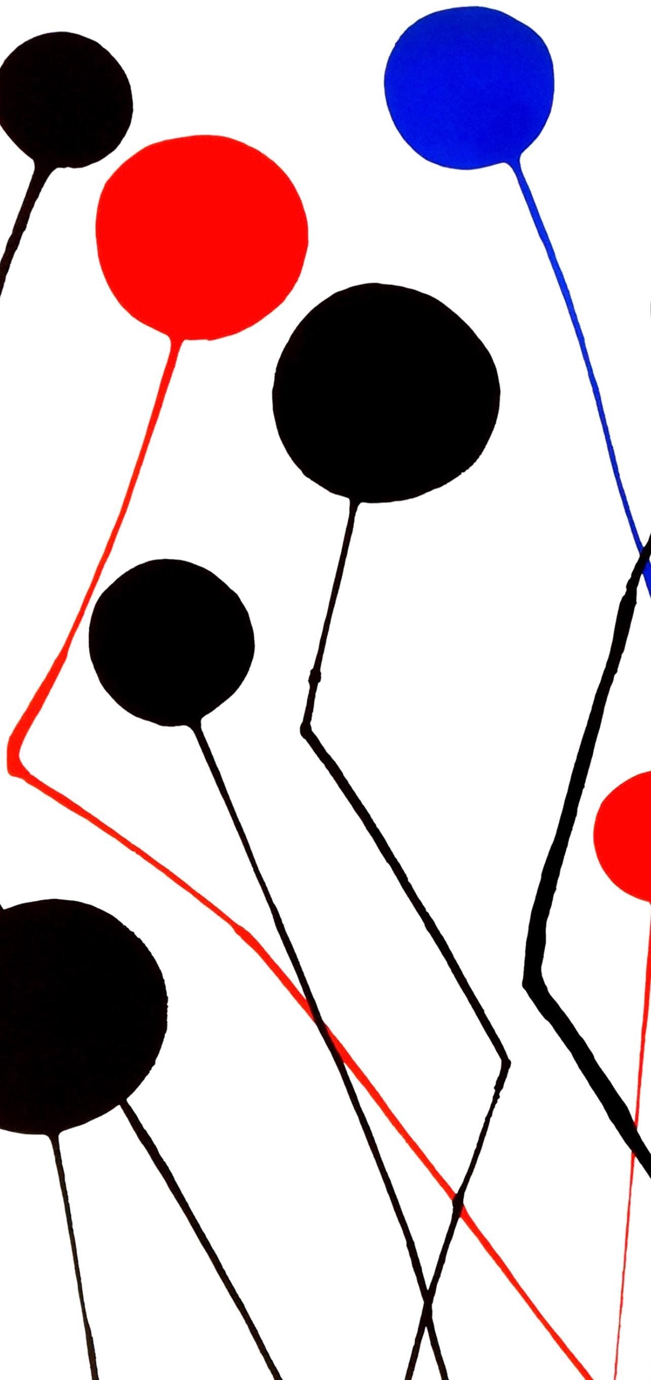 Alexander Calder, The Blue Balloon, Spanish Refugee Aid, Limited Edition Lithograph