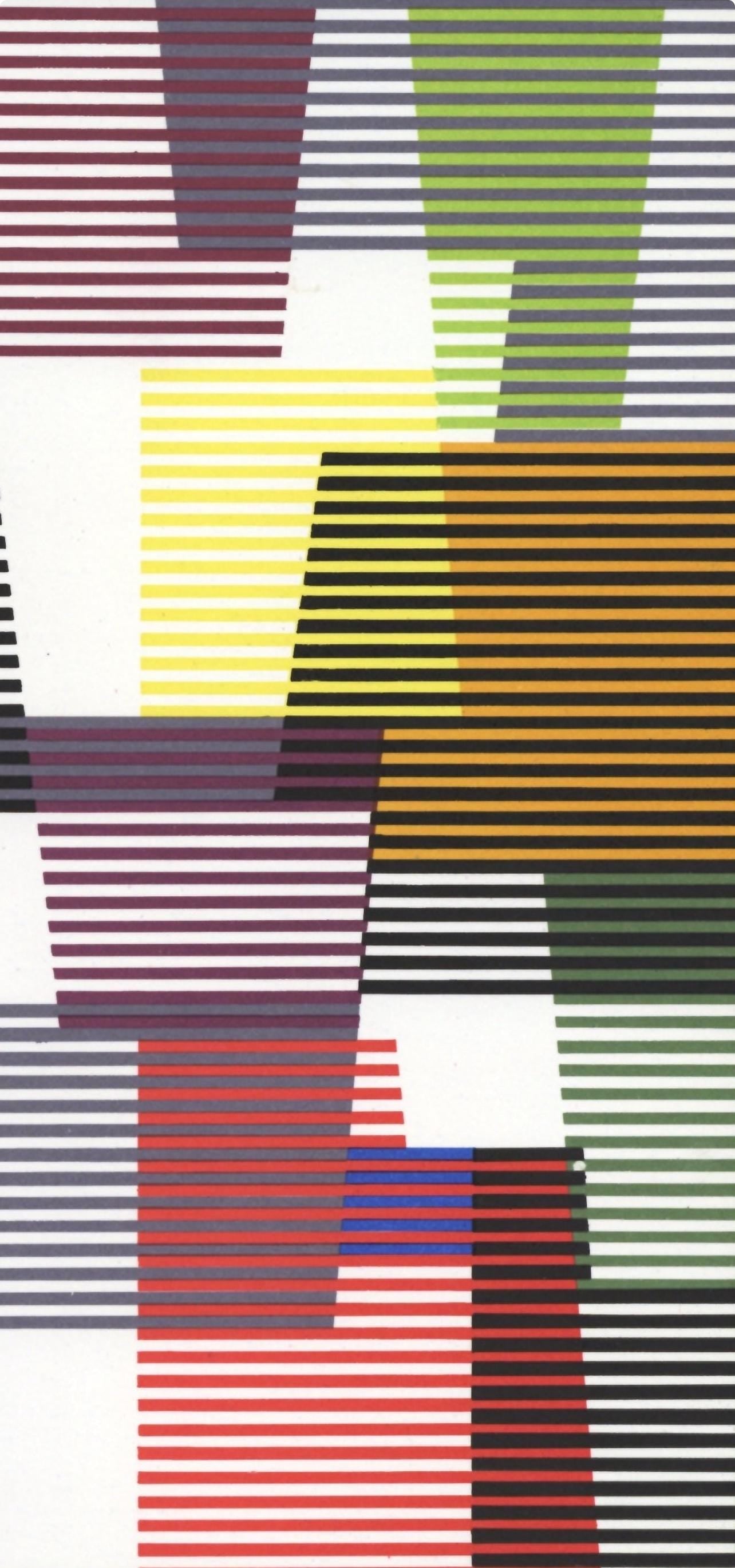 Yaacov Agam, Composition, XXe siècle, Limited Edition Lithograph