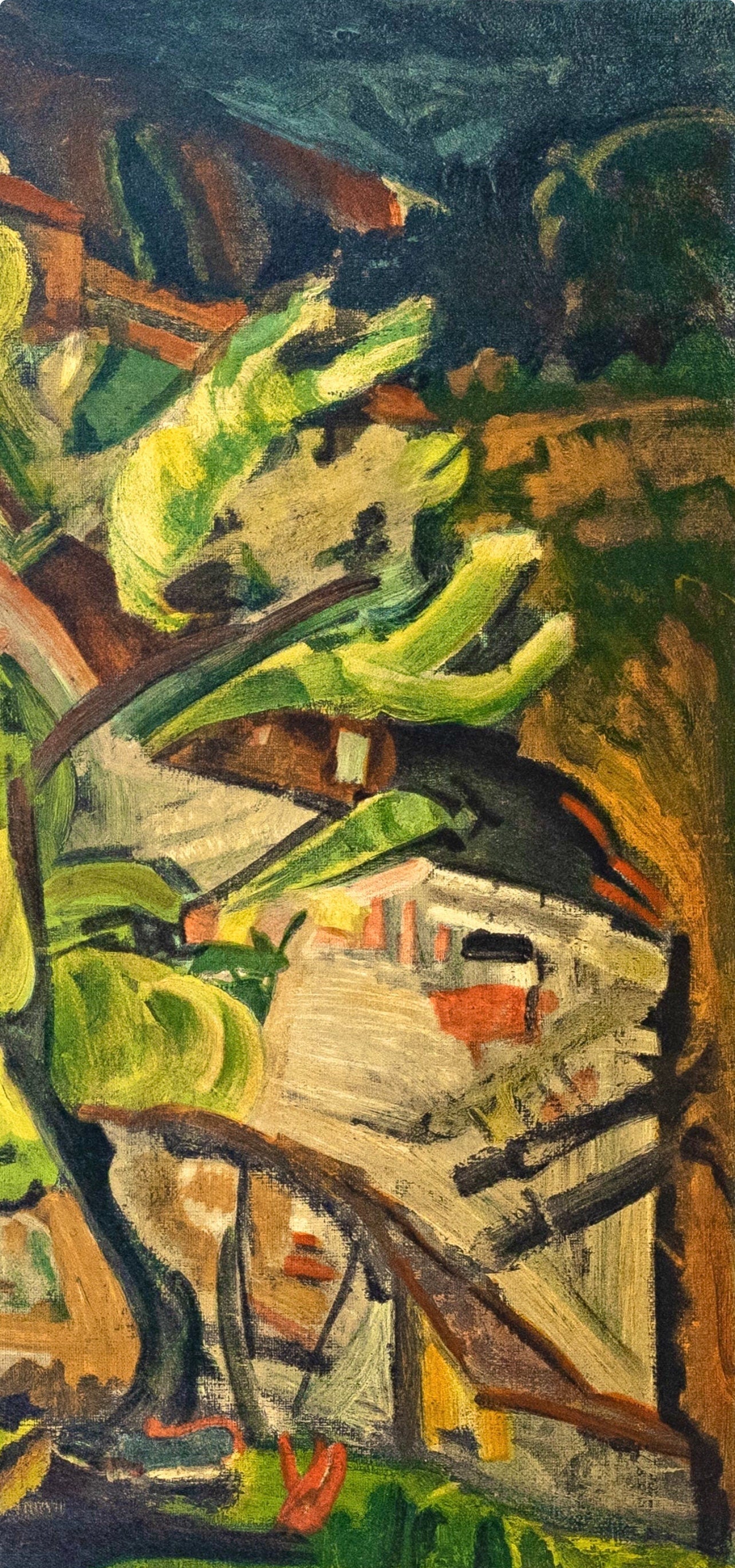 Chaïm Soutine, Paysage à Cagnes, Soutine, Collection Pierre Lévy, Limited Edition Lithograph