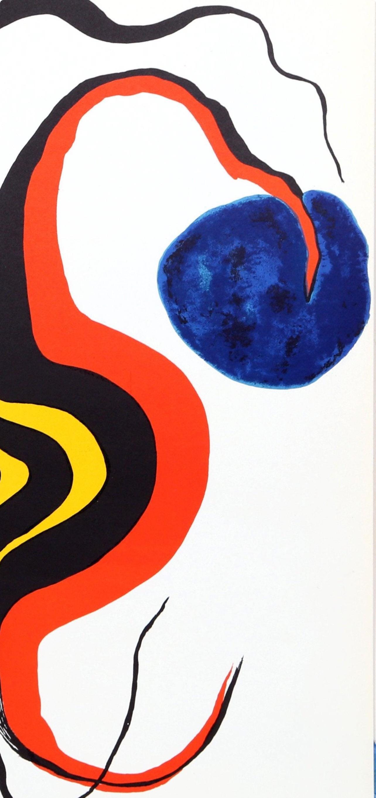 Alexander Calder, Composition, Derrière le miroir, Limited Edition Lithograph