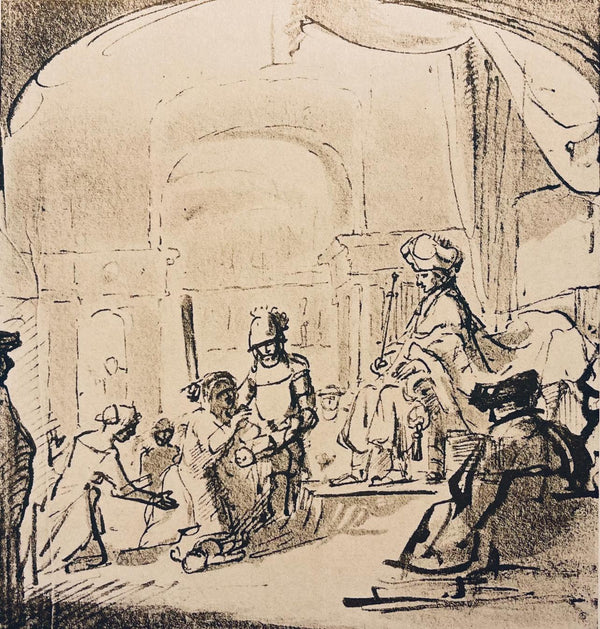 Rembrandt van Rijn, The Judgment of Solomon, Limited Edition Collotype