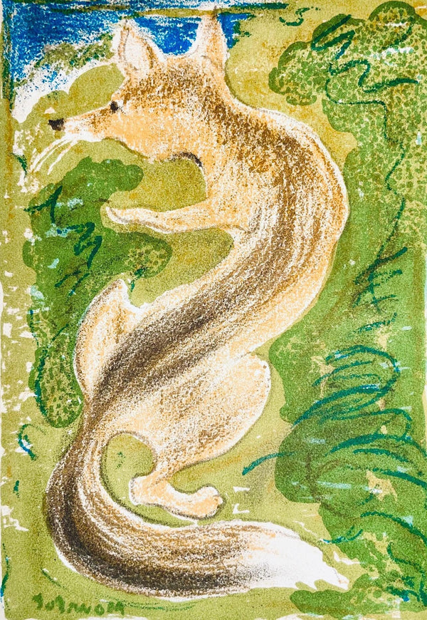 Maurice Mourlot, Composition, de Goupil a Margot, Histoires De Bêtes, Limited Edition Lithograph