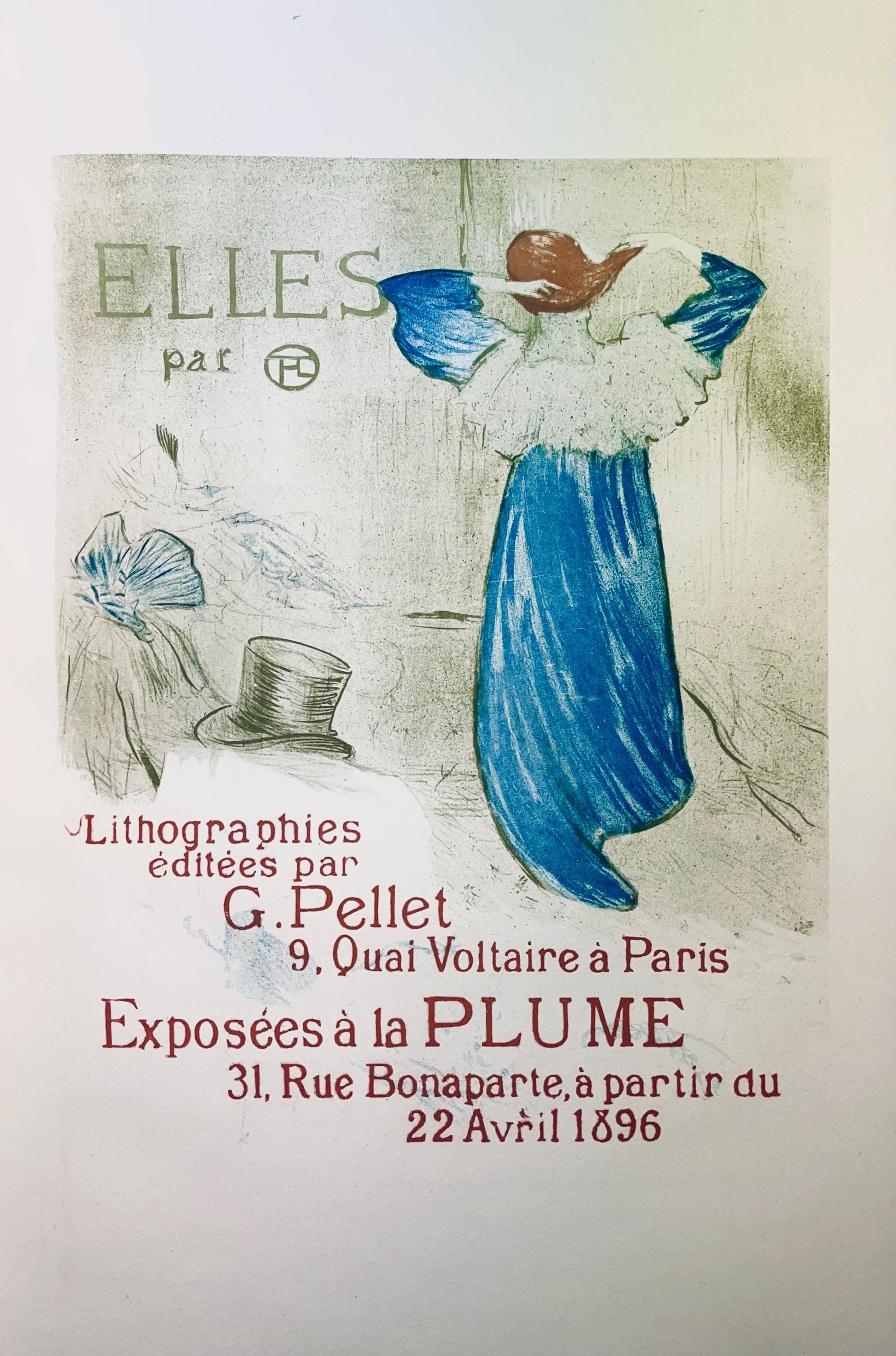Henri de Toulouse-Lautrec, Composition, Images de Lautrec, 21 Planches en Couleurs, Collezione dell'Obelisco, Limited Edition Lithograph