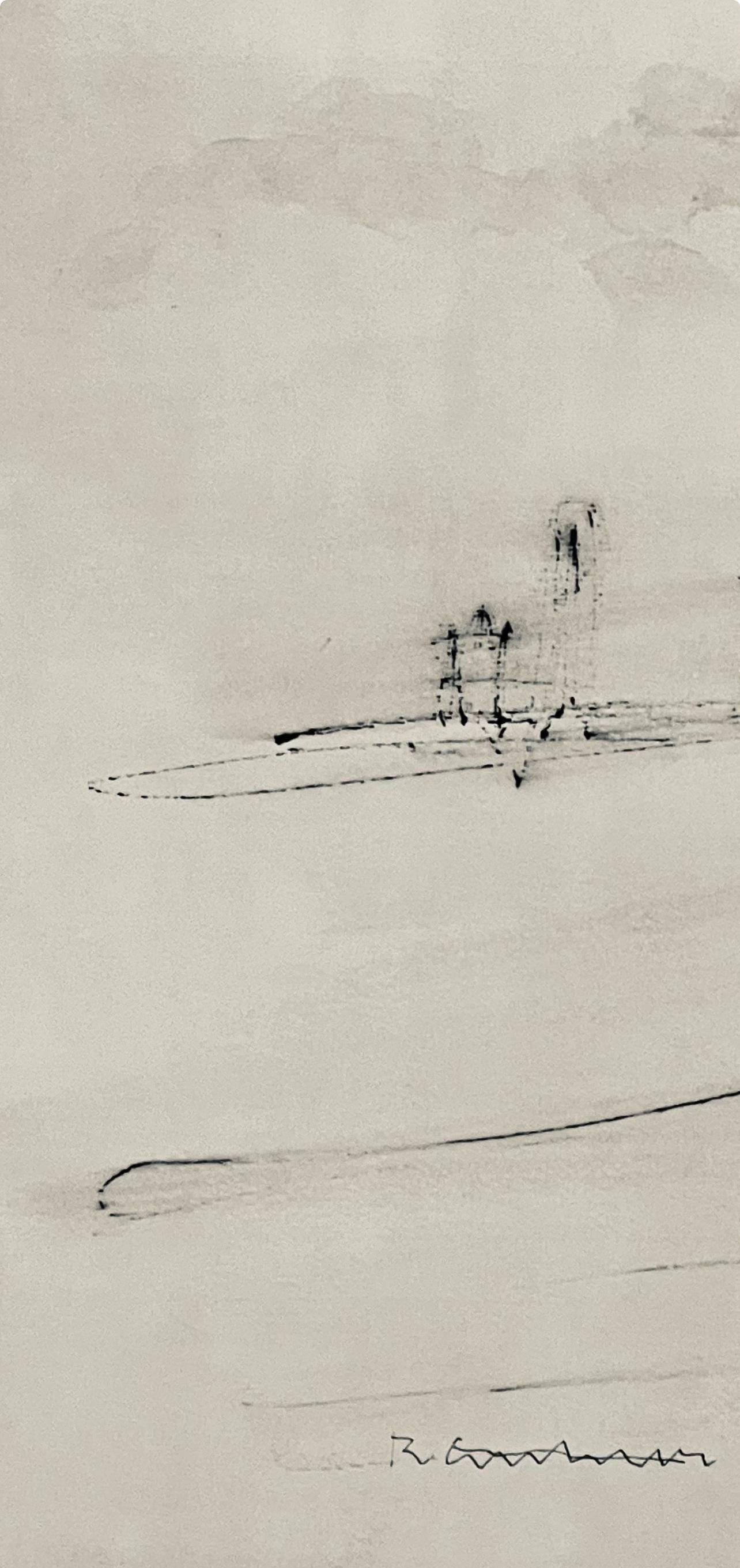 Abraham Rattner, Approaching New York, Limited Edition Lithograph