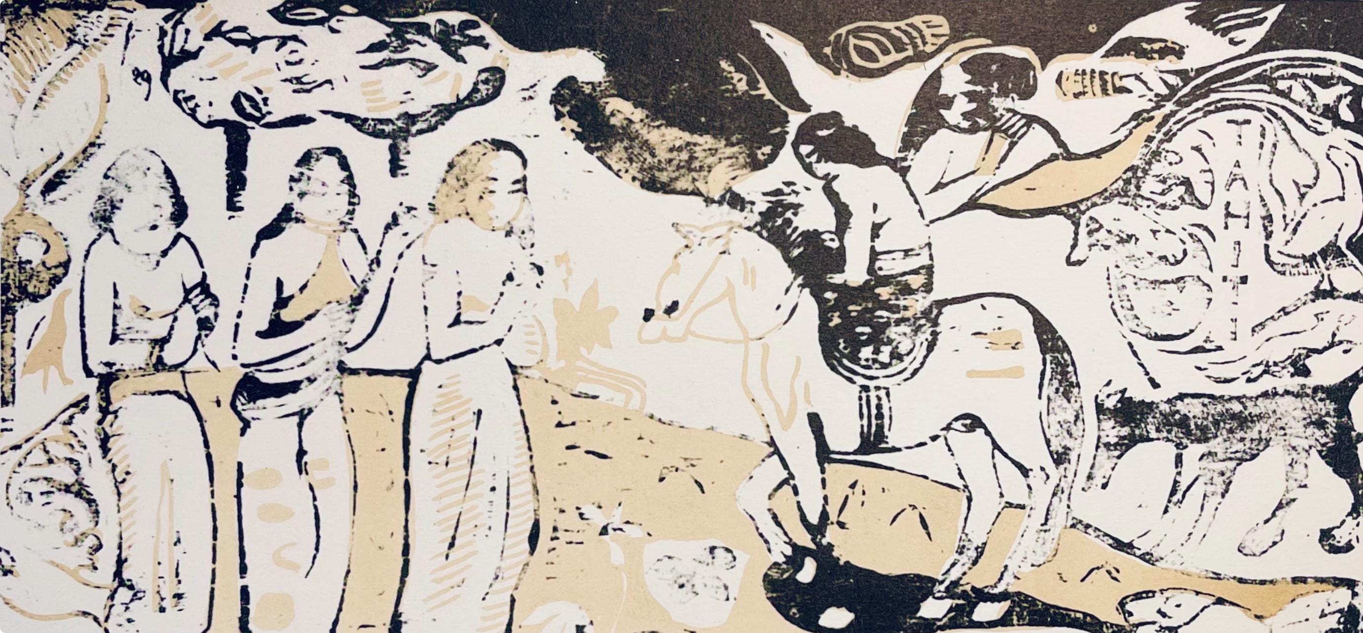 Paul Gauguin, Change of Residence (Changement de résidence), Limited Edition Woodcut