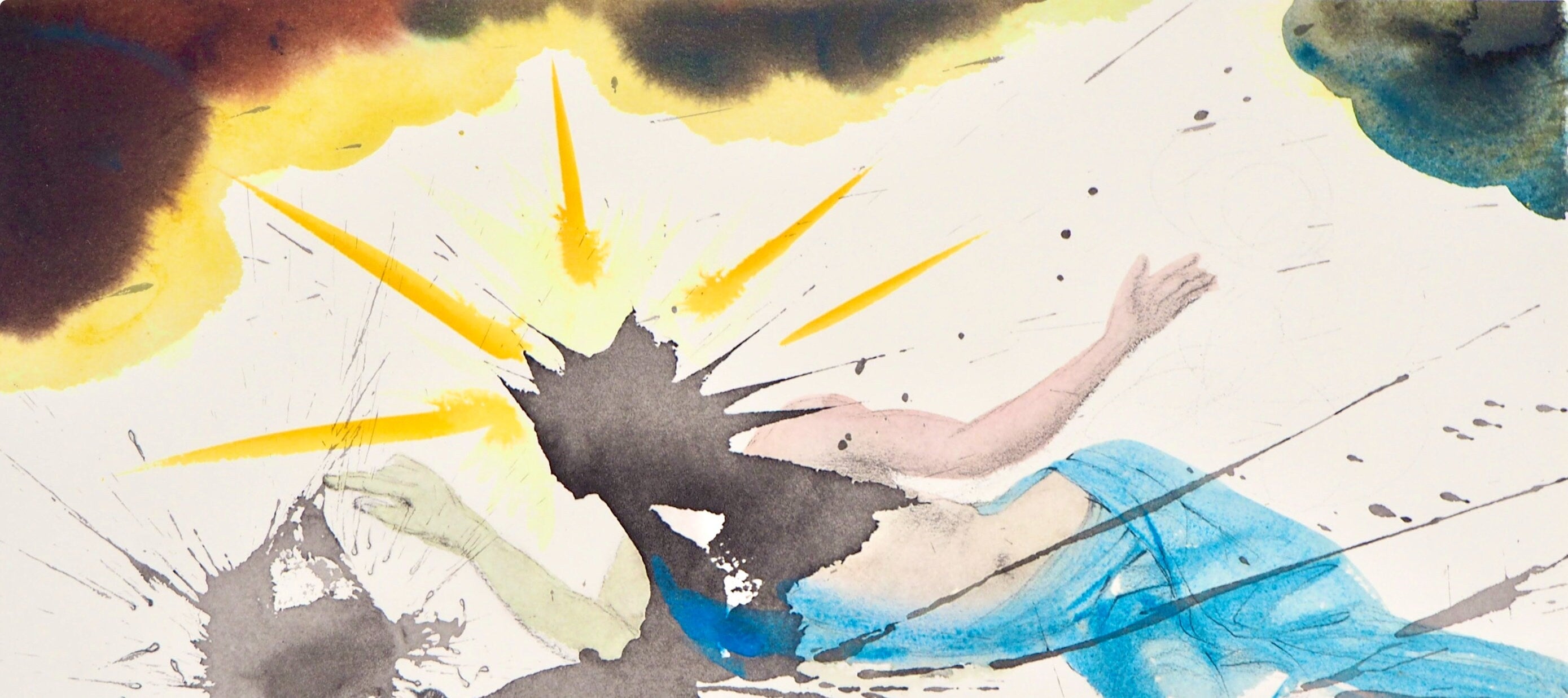 Salvador Dali, Composition (Michler/Löpsinger 1600; Field 69-3), Biblia Sacra, Limited Edition Lithograph