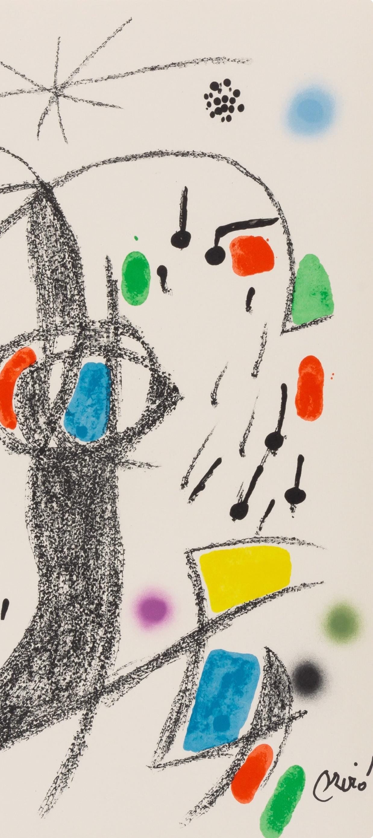 Joan Miró, Composition (Mourlot, 1051-1072), Maravillas con Variaciones acrósticas en el Jardín de Miró, Limited Edition Lithograph
