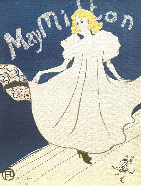 Henri de Toulouse-Lautrec, May Milton, TLautrec, Philadelphia Museum of Art, Limited Edition Lithograph
