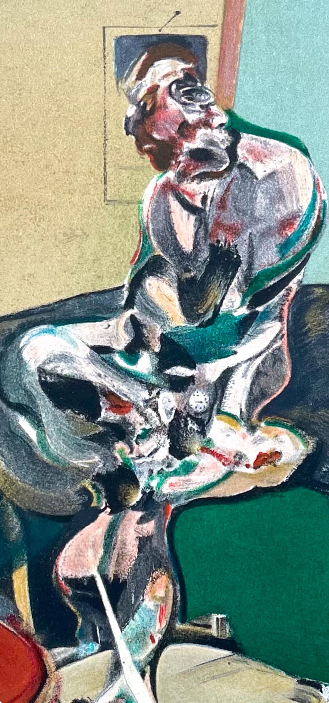 Francis Bacon, Portrait of George Dyer Staring at Blind Cord, Derrière le miroir, Limited Edition Lithograph