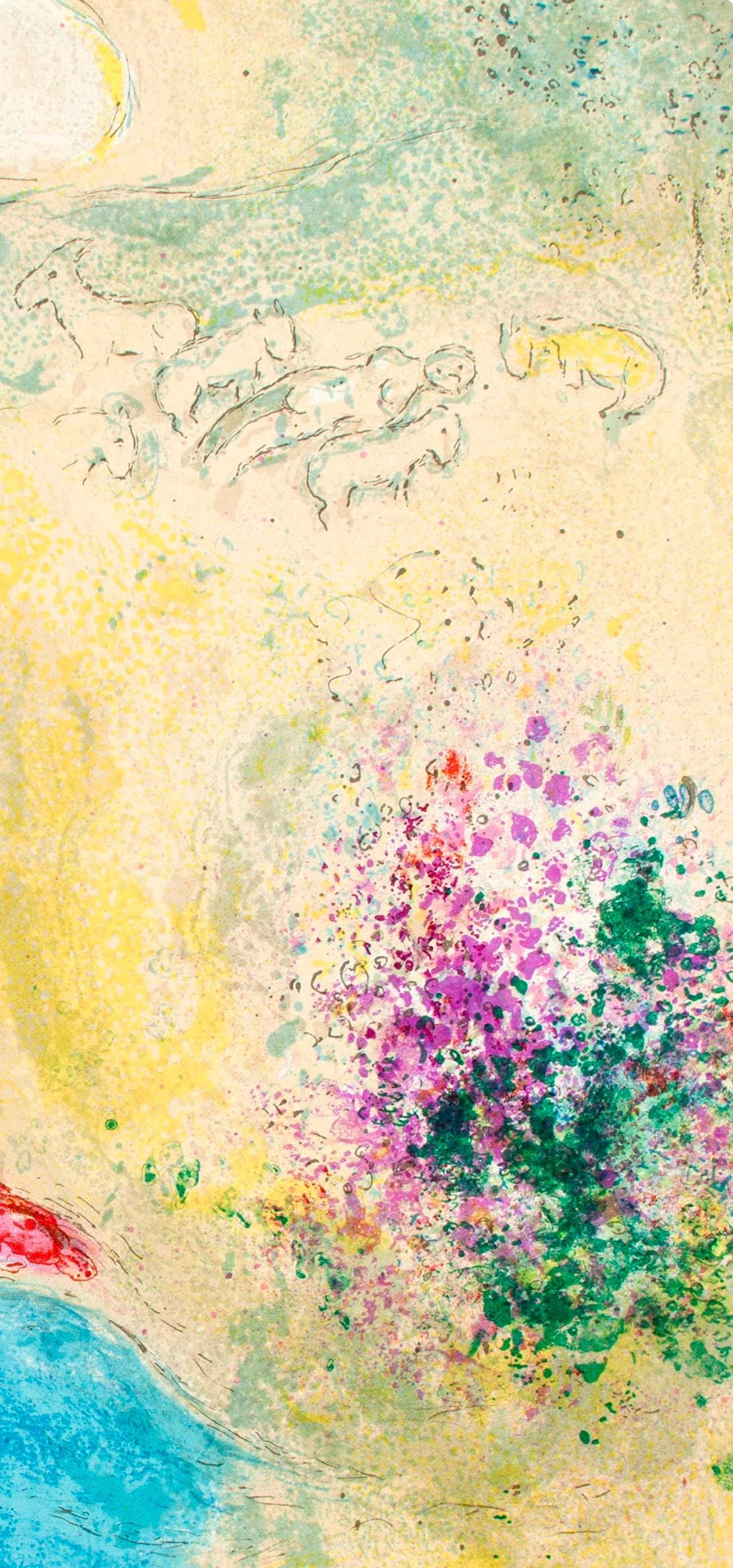 Marc Chagall, L'arondelle, Daphnis et Chloé, Limited Edition Héliogravure
