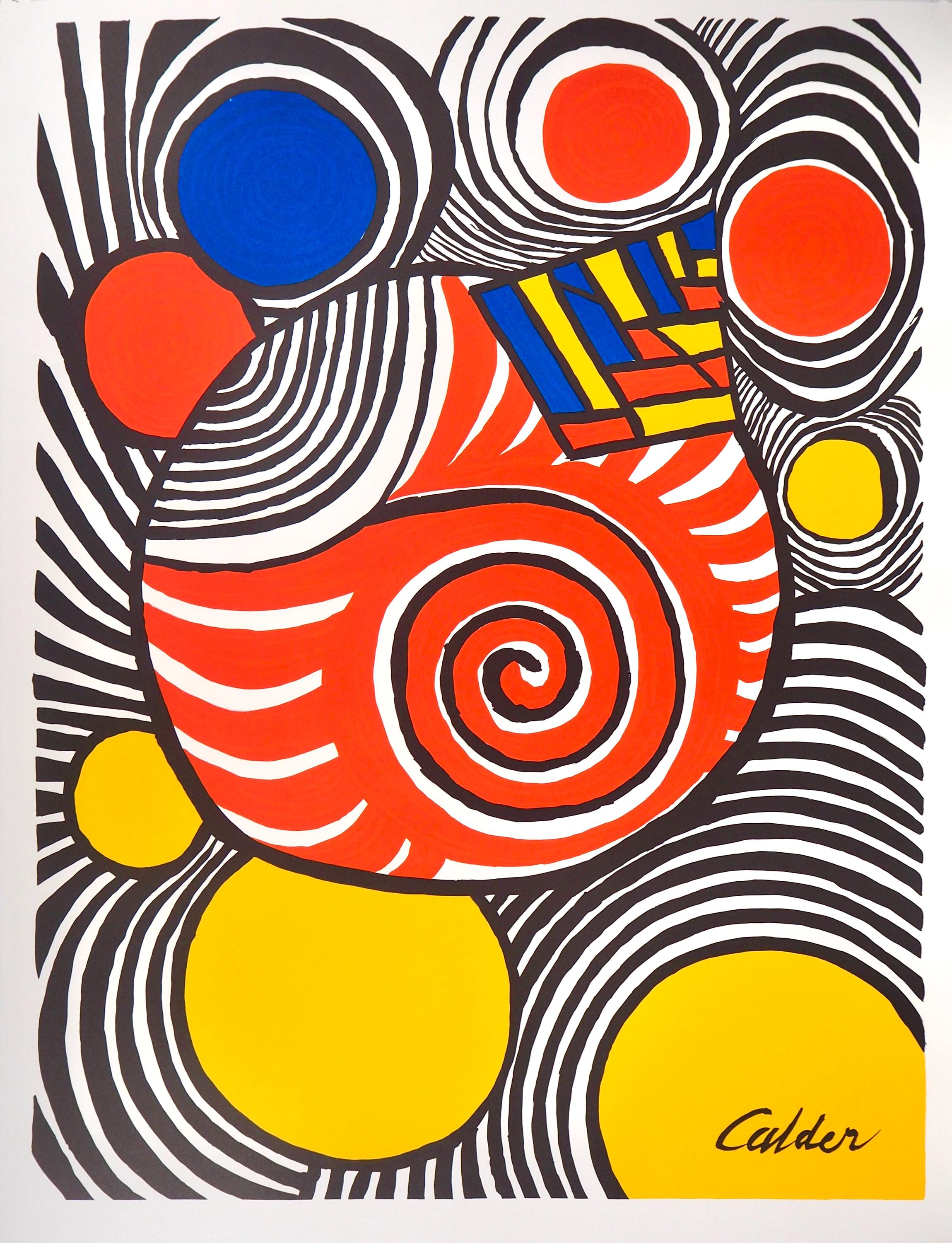 Alexander Calder, Clown, Limited Edition Lithograph