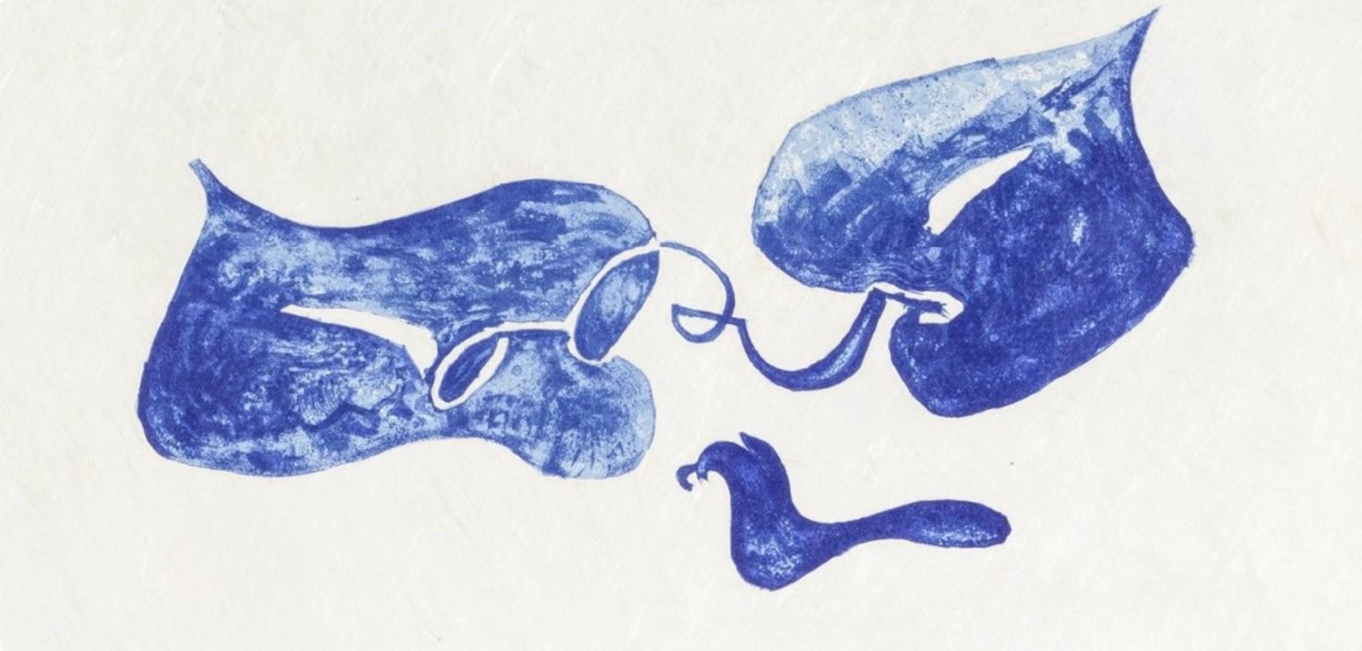 Georges Braque, Composition (Vallier 143), La Liberté des Mers, Limited Edition Lithograph