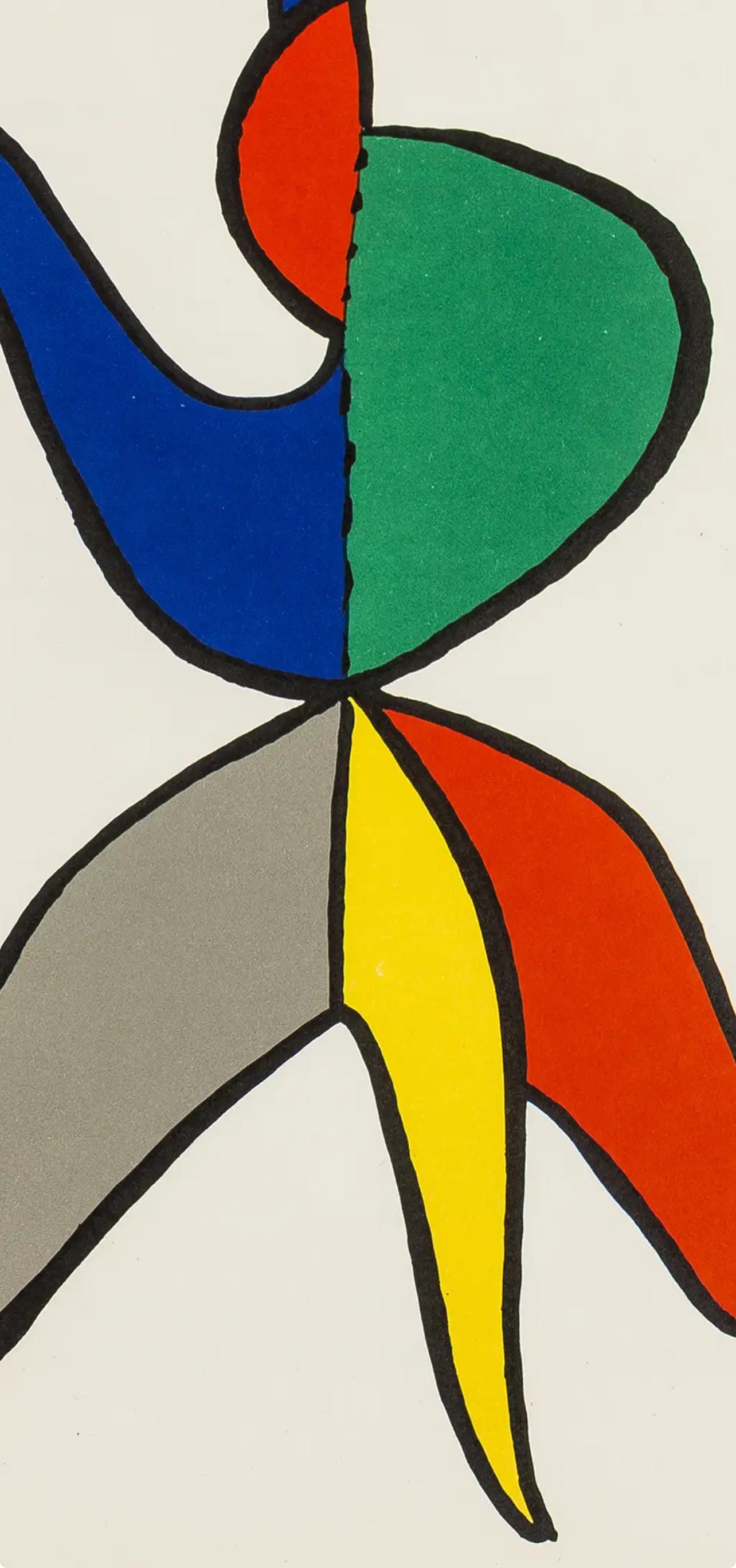 Alexander Calder, Composition, Derrière le miroir, Limited Edition Lithograph