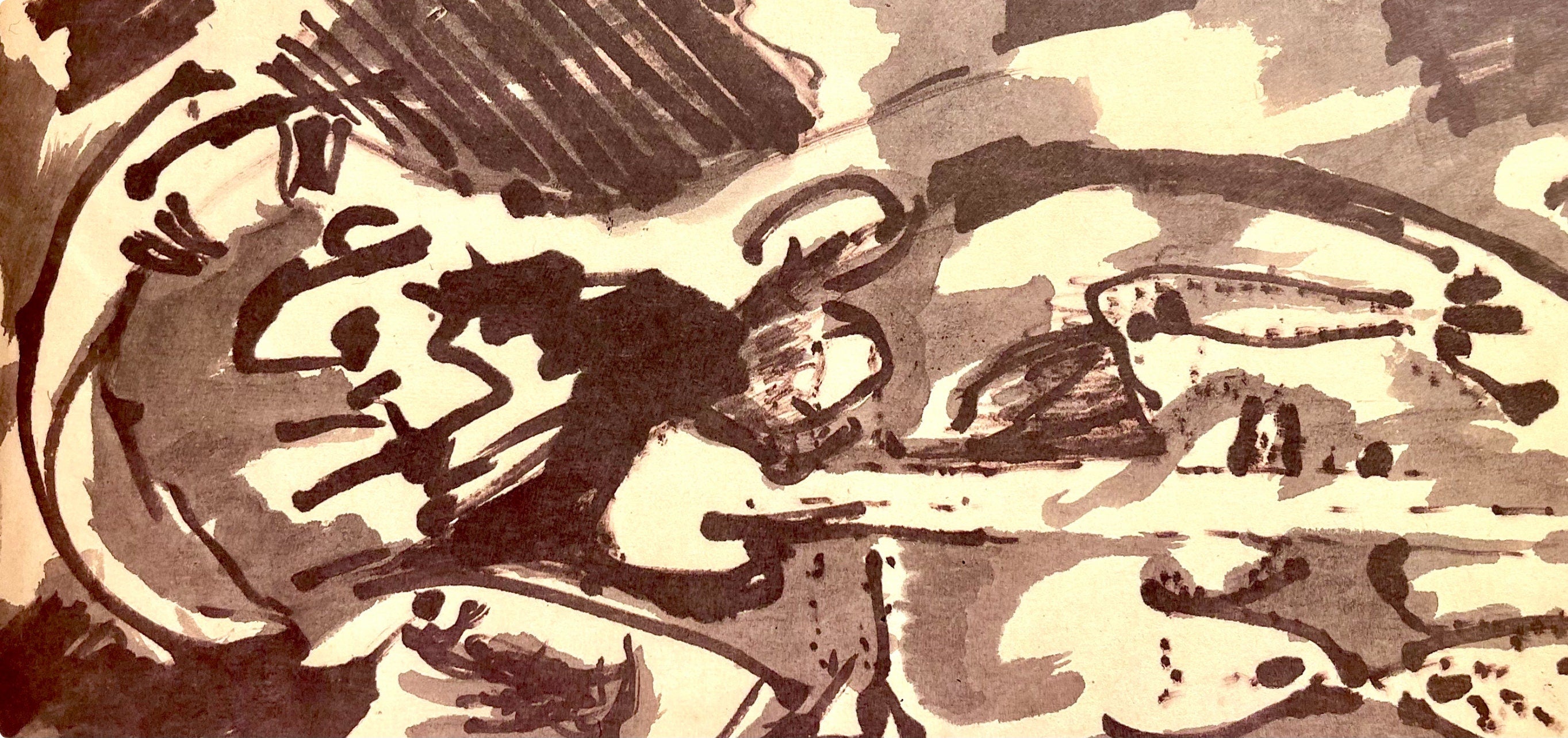 Jackson Pollock, Composition, Jackson Pollock, The Last Sketchbook, Limited Edition Lithograph