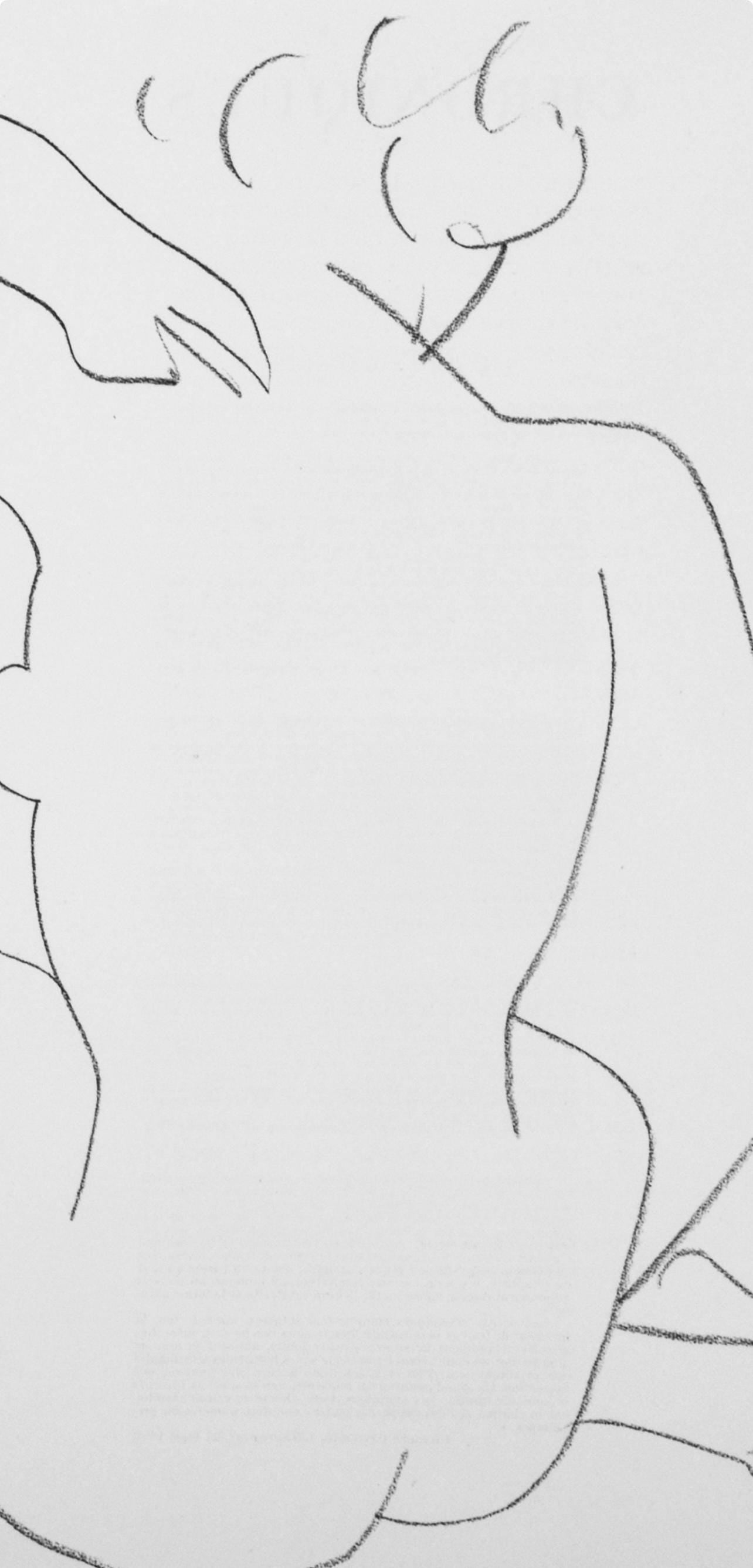 Henri Matisse, Composition, Derrière le miroir, Limited Edition Lithograph