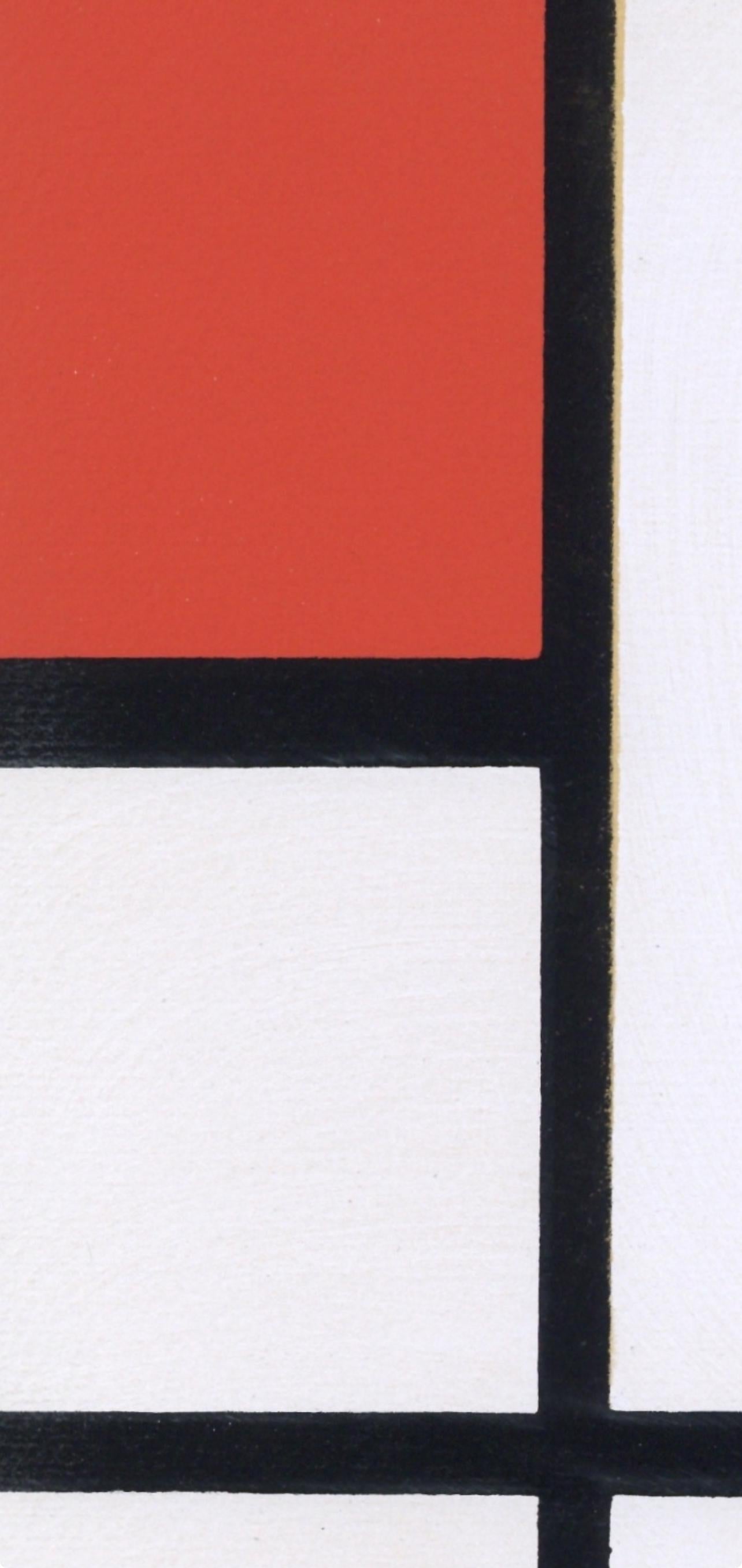 Piet Mondrian, Composition, XXe siècle, Limited Edition Lithograph
