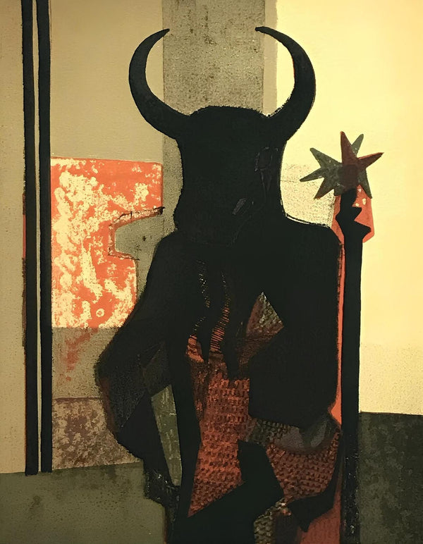 André Minaux, Composition, L'Odyssée, Limited Edition Lithograph