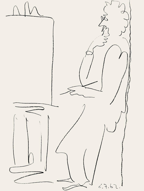 Pablo Picasso, Le Peintre et son Modèle (Mourlot 353; Bloch 1034), Regards sur Paris, Limited Edition Lithograph