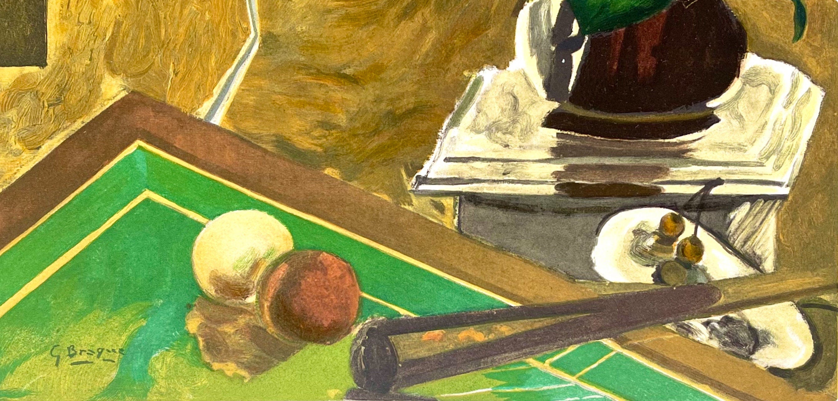 Georges Braque, Le billard jaune, Une Aventure Méthodique