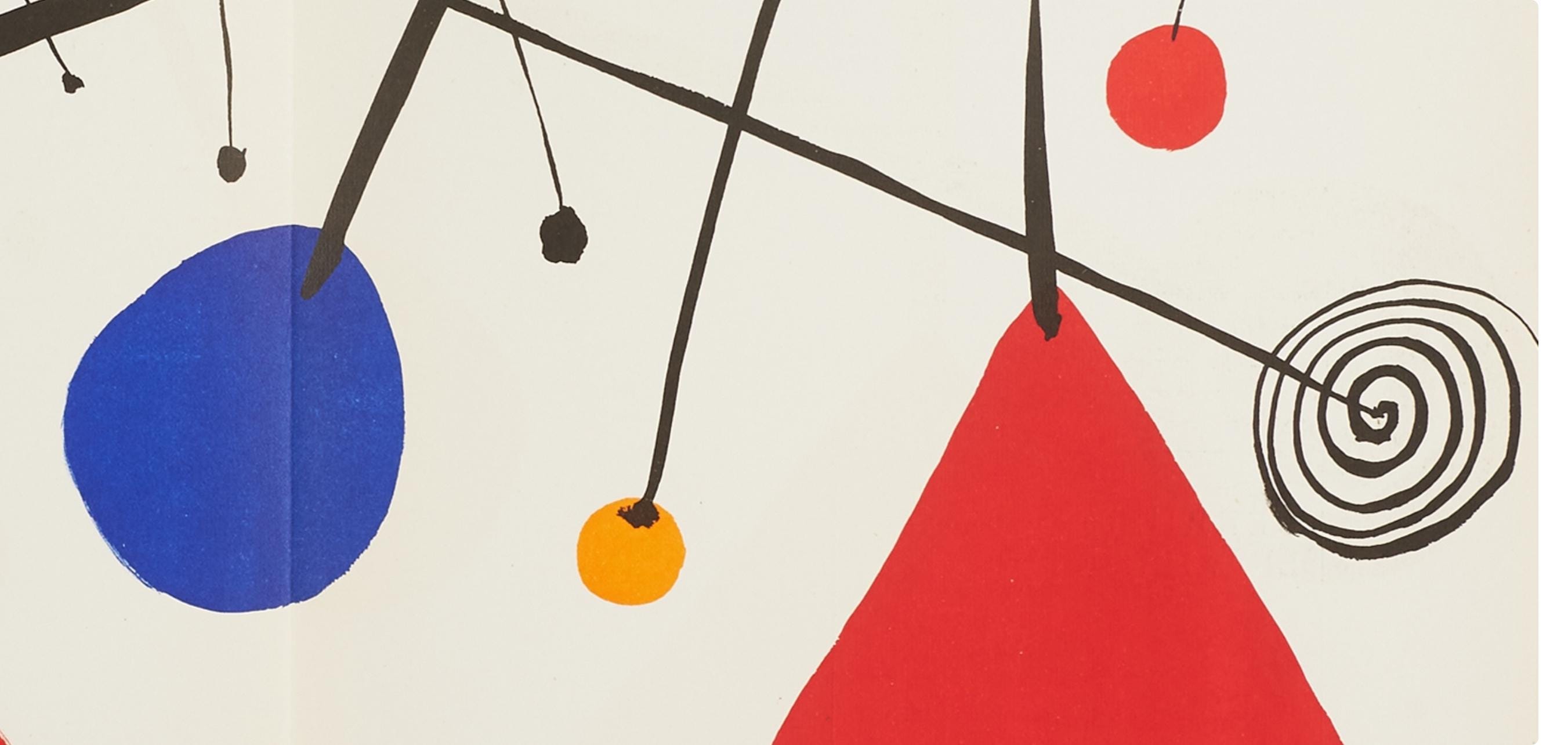 Alexander Calder, Composition, Derrière le miroir, Limited Edition Lithograph